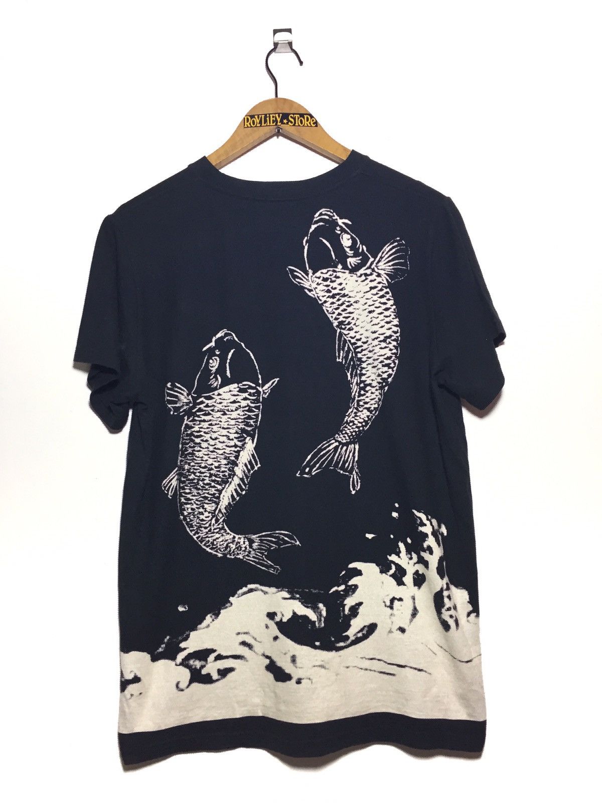 Acid Wash Koi Fish Shirt