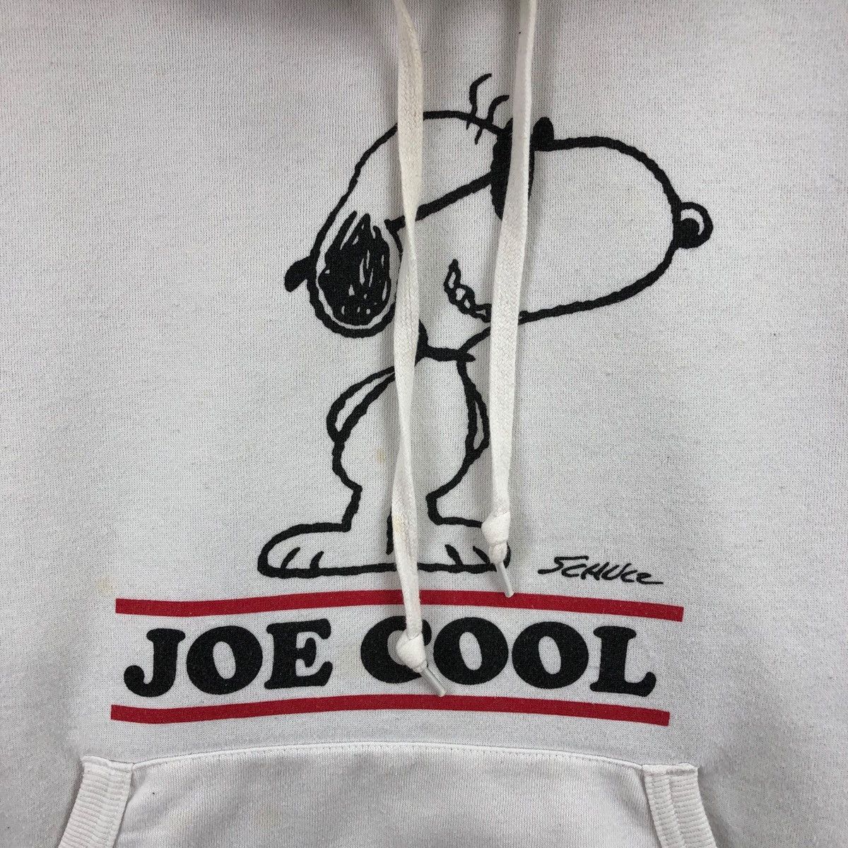 Cartoon Network × Peanuts × Vintage Pick!! Vtg JOE COOL PEANUTS Sweatshirt Hoodie Pullover Size US L / EU 52-54 / 3 - 13 Thumbnail