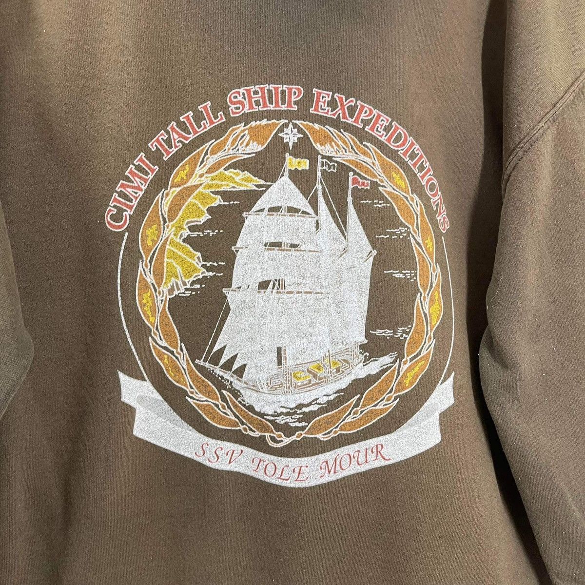 Japanese Brand × Other FADED!! CIMI Tall Ship Expeditions Pullover Hoodies Size US M / EU 48-50 / 2 - 6 Thumbnail