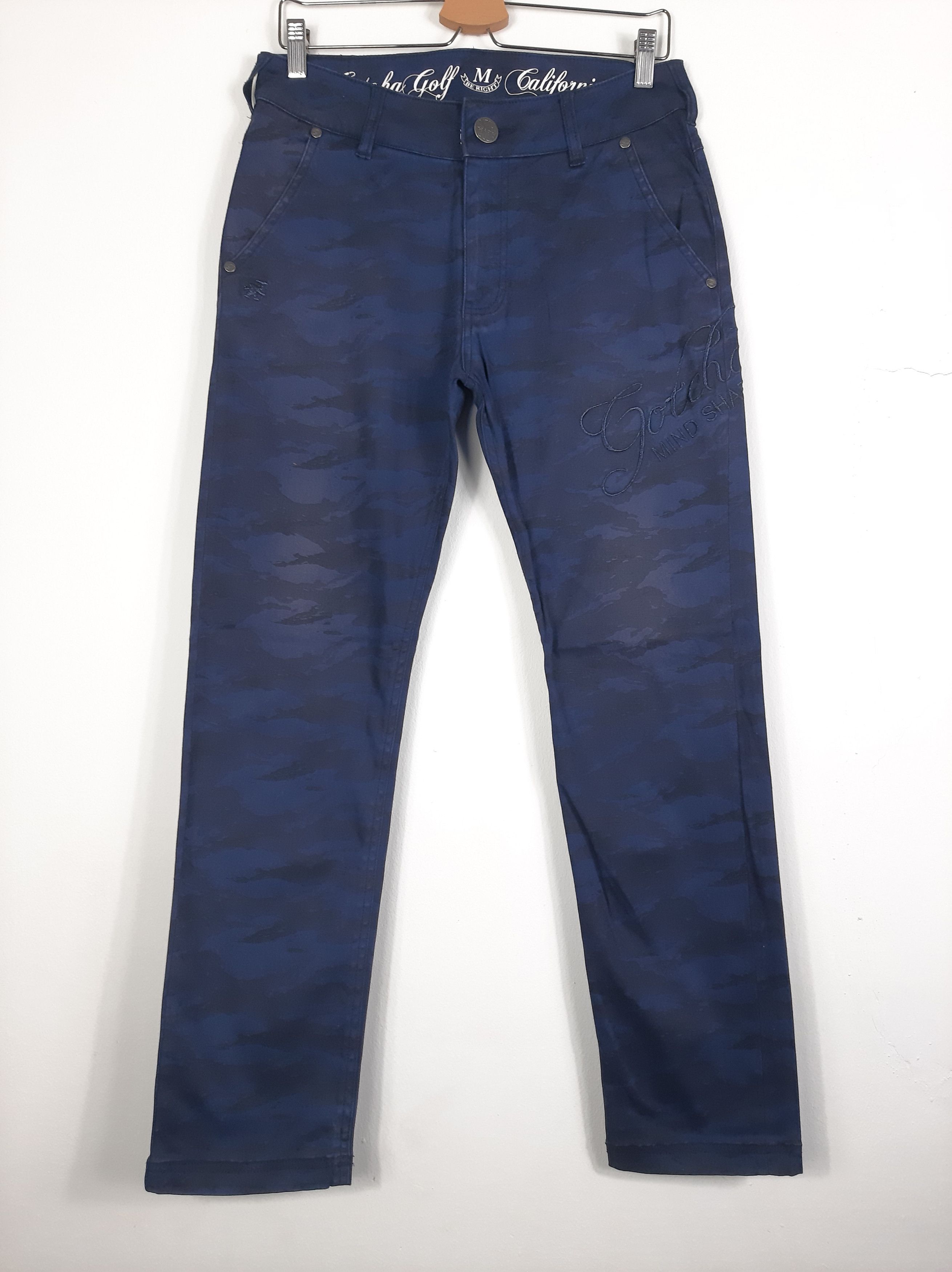 image of Gotcha Blue Ocean Tiger Stripes Tight Stretch Denim in Blue Stripe, Men's (Size 30)