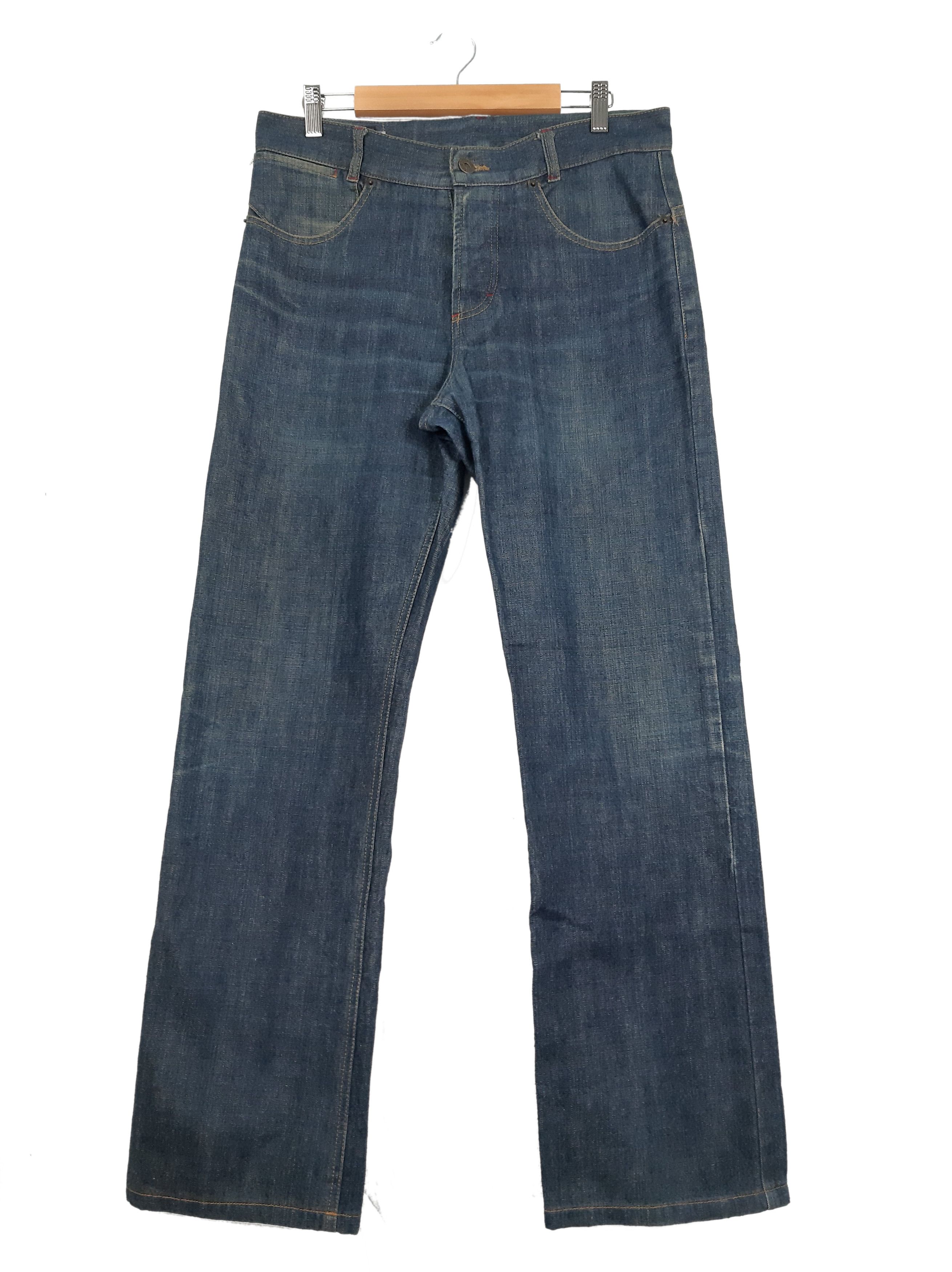 image of If Six Was Nine x Joseph Homme Joseph Blues Washed Distressed Denim in Blue Denim, Men's (Size 32)