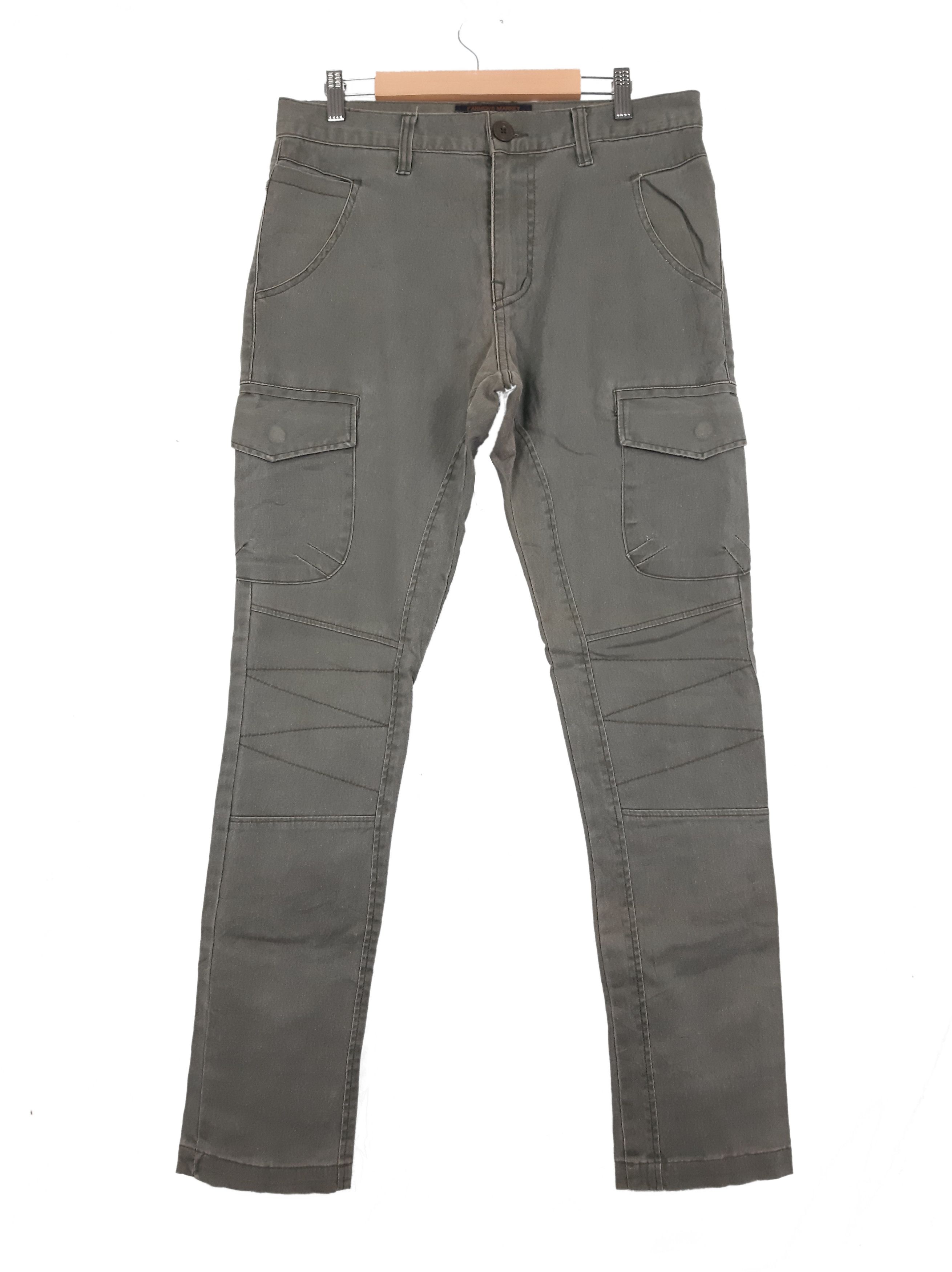 image of Farmers Market x If Six Was Nine Farmer's Market Olive Utility Cargo Tactical Bondage Pant in Green