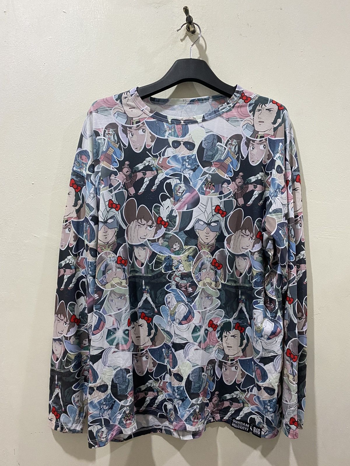 Cartoon Network × Japanese Brand Gundam X Hello Kitty Over Printed Polyester Longsleeve Size US L / EU 52-54 / 3 - 1 Thumbnail