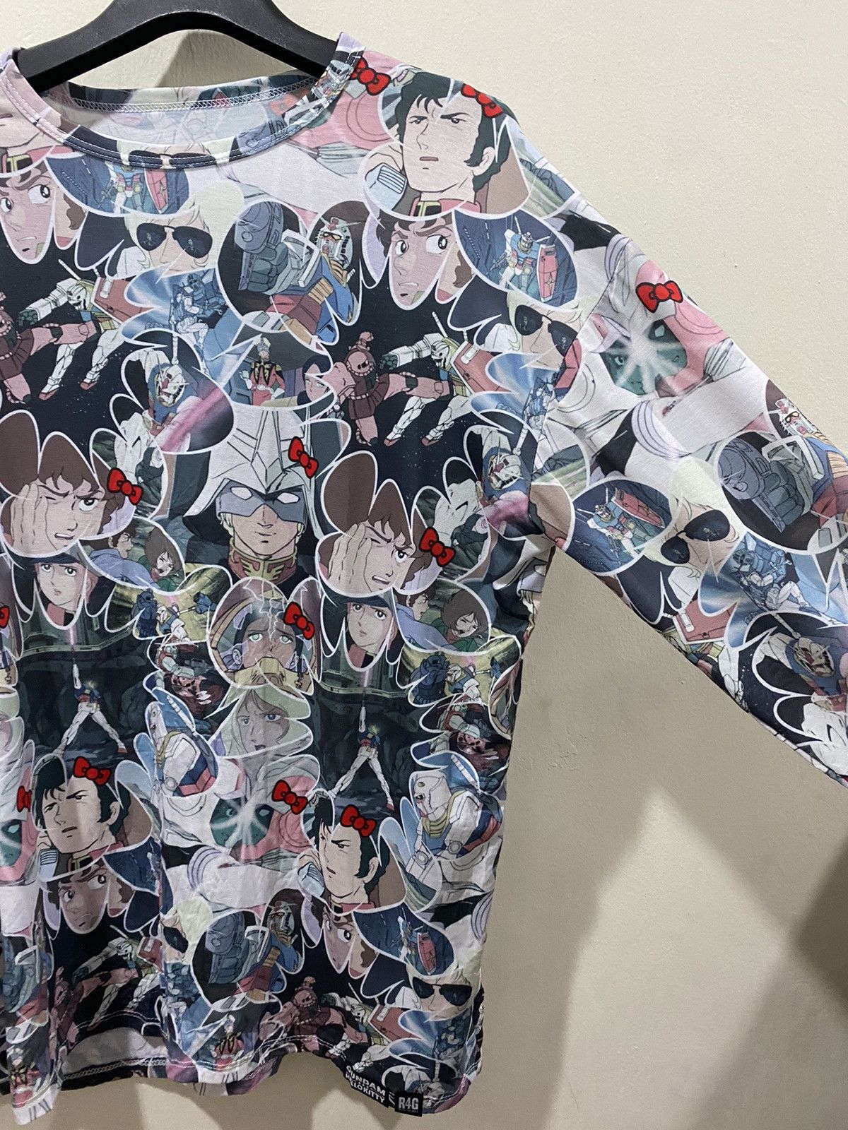 Cartoon Network × Japanese Brand Gundam X Hello Kitty Over Printed Polyester Longsleeve Size US L / EU 52-54 / 3 - 3 Thumbnail