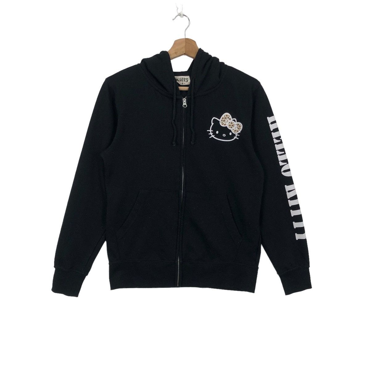 Japanese Brand HELLO KITTY BOBTAIL Cat Zipper Hoodie
