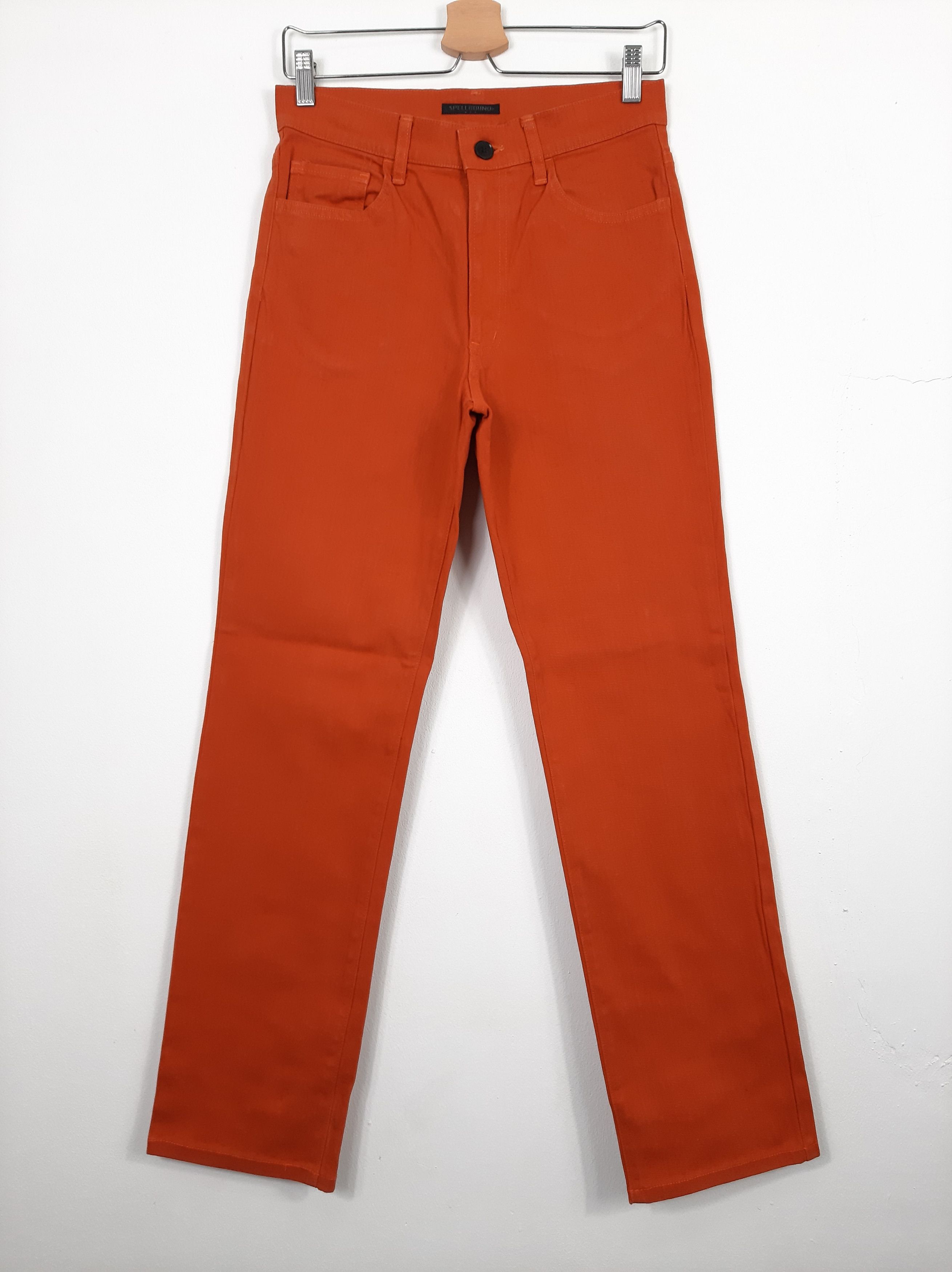 image of Hysteric Glamour x Spellbound Japan Orange Toughwear Denim, Men's (Size 28)