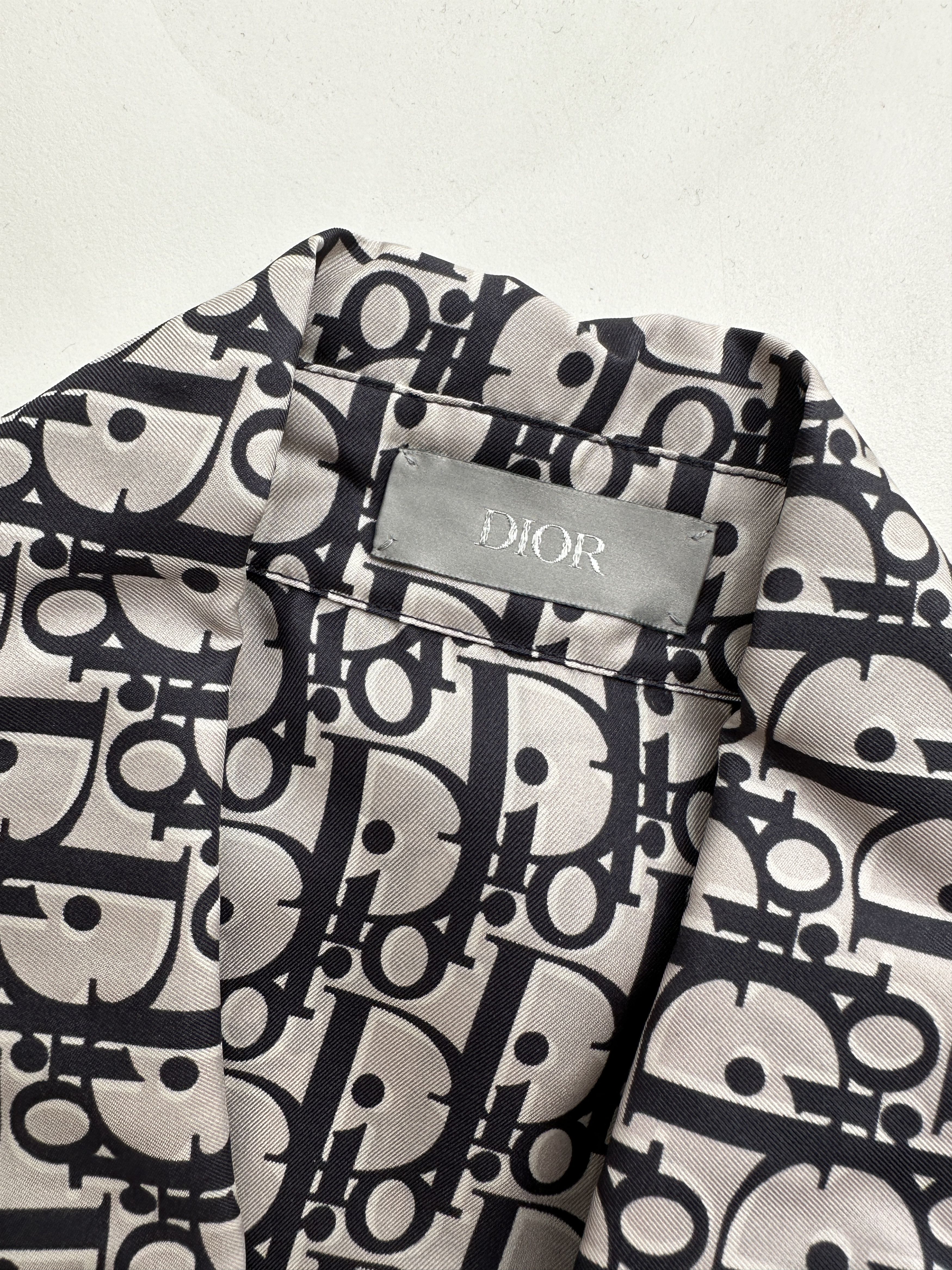 Dior Dior Oblique Silk Shirt Size US M / EU 48-50 / 2 - 6 Thumbnail