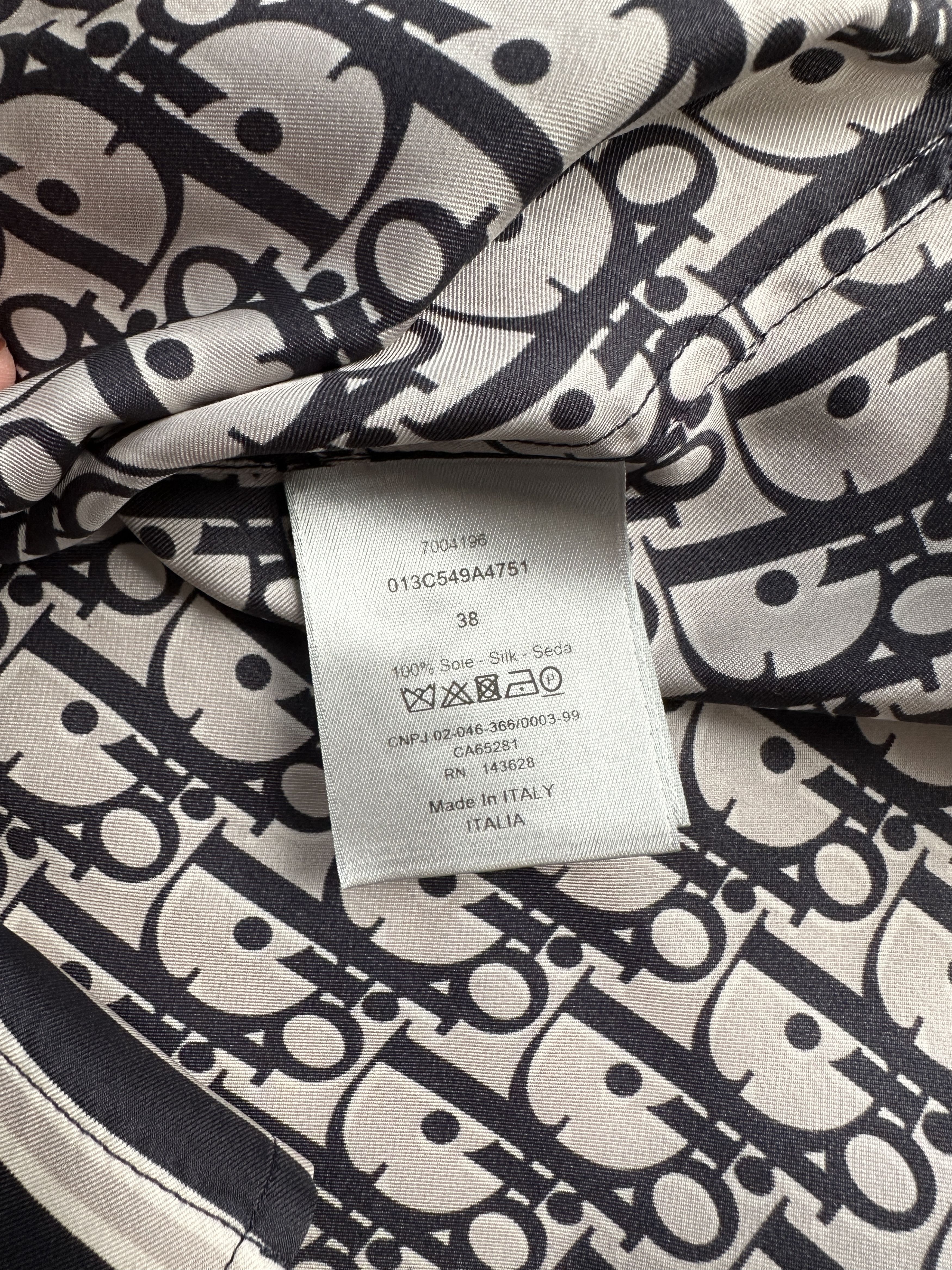 Dior Dior Oblique Silk Shirt Size US M / EU 48-50 / 2 - 5 Thumbnail