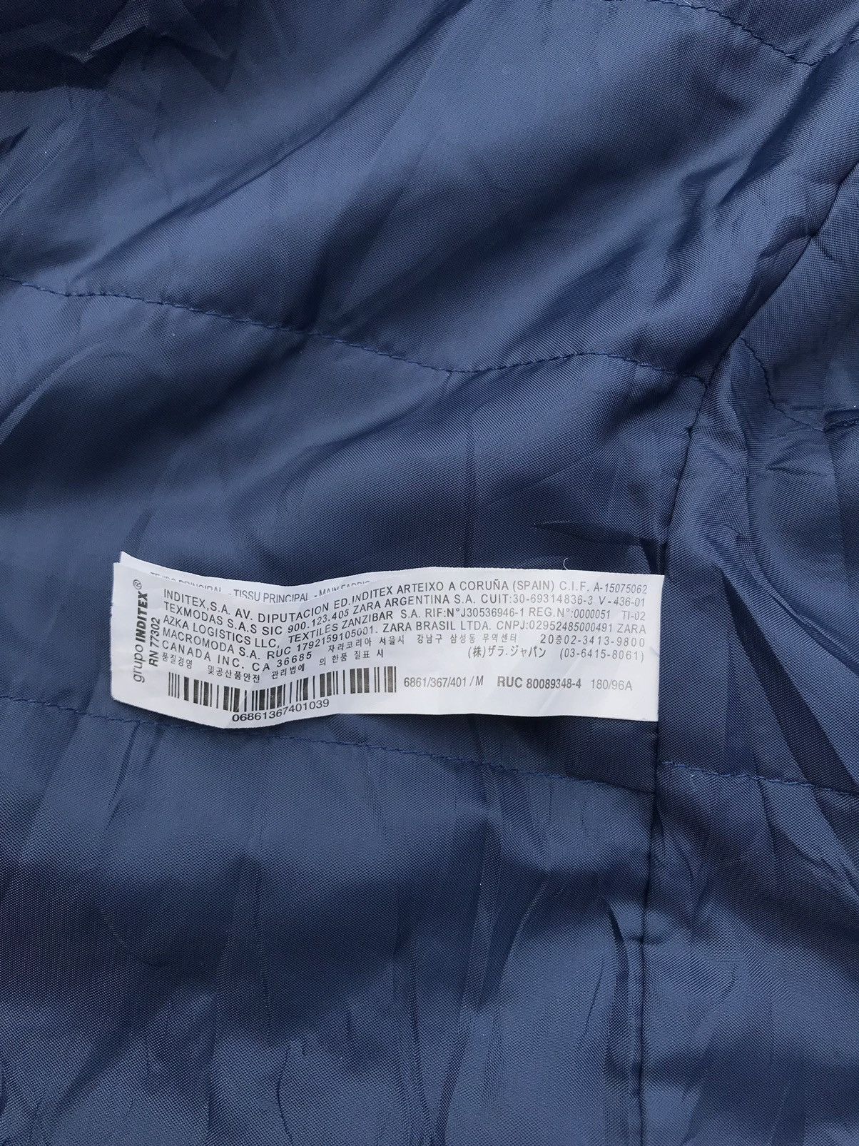 Zara Vintage Zara Man Blazer Coat Size 40R - 7 Thumbnail