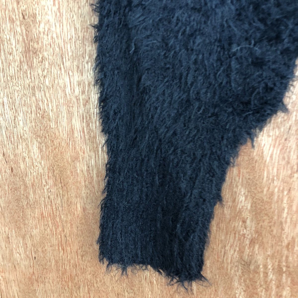 Homespun Knitwear × Japanese Brand GU Japan Black Mohair Knitwear #0425 Size US M / EU 48-50 / 2 - 6 Thumbnail