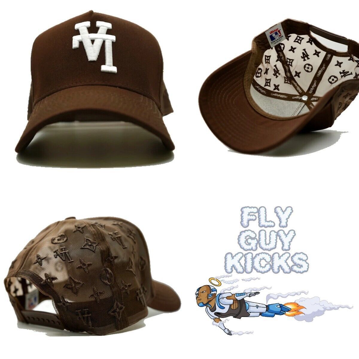 Kth Kill The Hype La KTH LA Killl The Hype Dodgers Brown LV Monogram Trucker  | Grailed