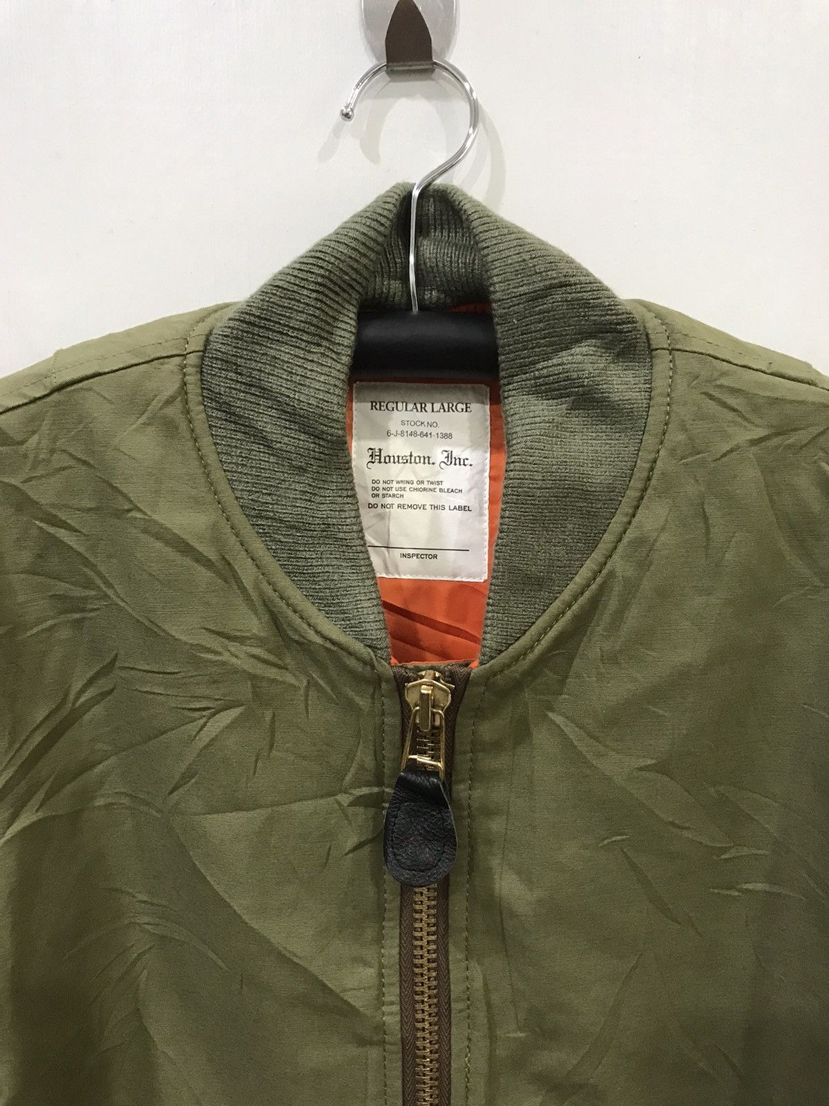 Japanese Brand HOUSTON INC Us Air Force Design Bomber Jacket Size US L / EU 52-54 / 3 - 2 Thumbnail