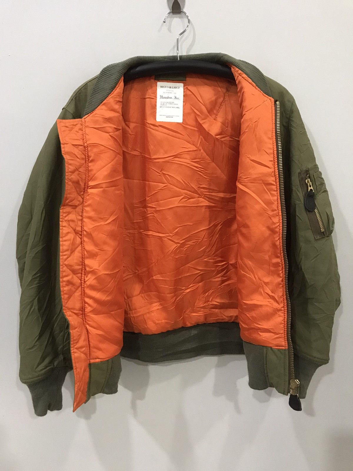 Japanese Brand HOUSTON INC Us Air Force Design Bomber Jacket Size US L / EU 52-54 / 3 - 11 Thumbnail