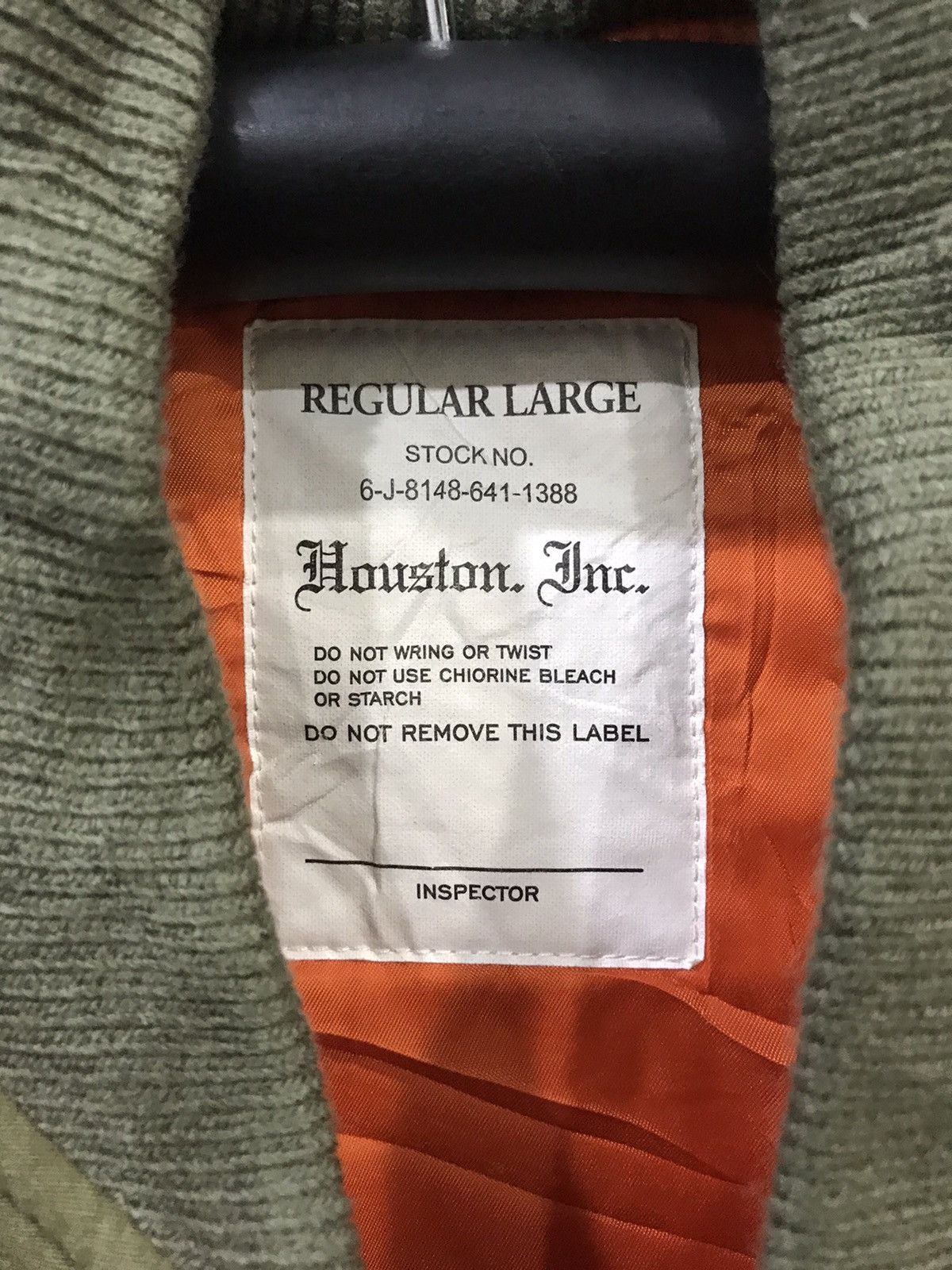 Japanese Brand HOUSTON INC Us Air Force Design Bomber Jacket Size US L / EU 52-54 / 3 - 7 Thumbnail
