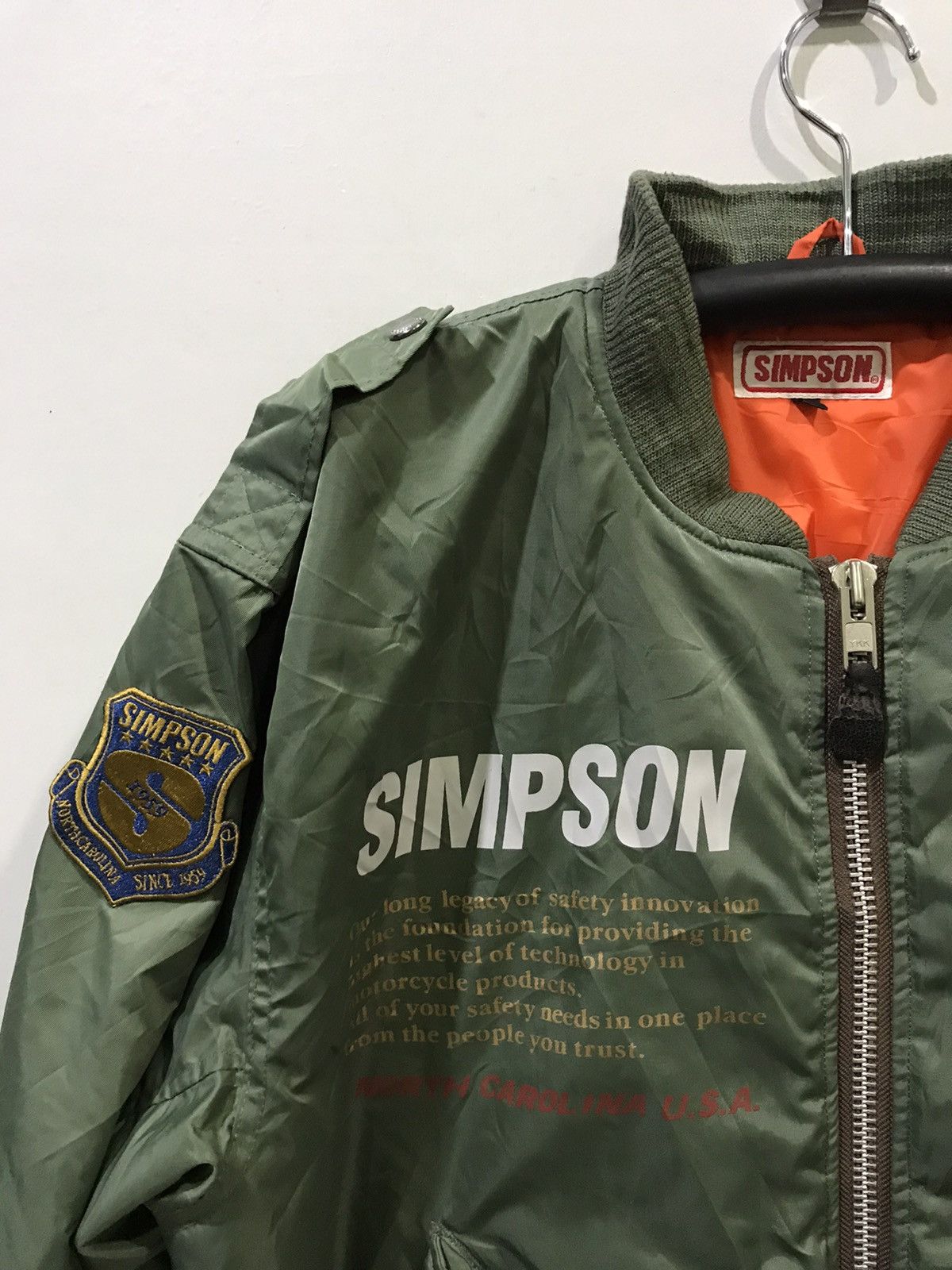 Other SIMPSON MA-1 Design Bomber Bomber Jacket Size US L / EU 52-54 / 3 - 5 Thumbnail