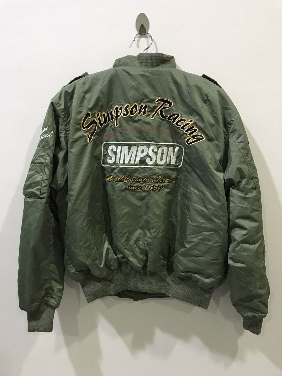 Other SIMPSON MA-1 Design Bomber Bomber Jacket Size US L / EU 52-54 / 3 - 1 Thumbnail