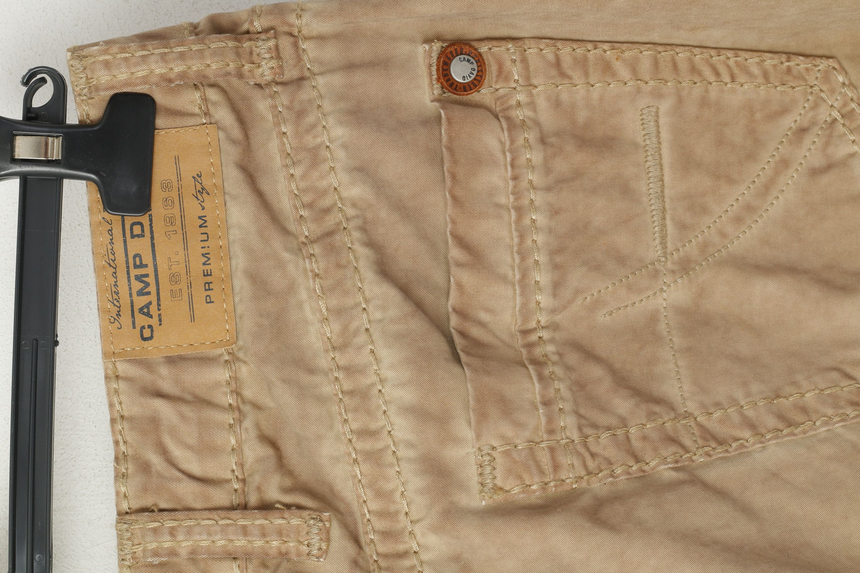 Camp David Camp David Men M 34 Trousers Brown Faded Cotton 5822 Size US 34 / EU 50 - 7 Thumbnail