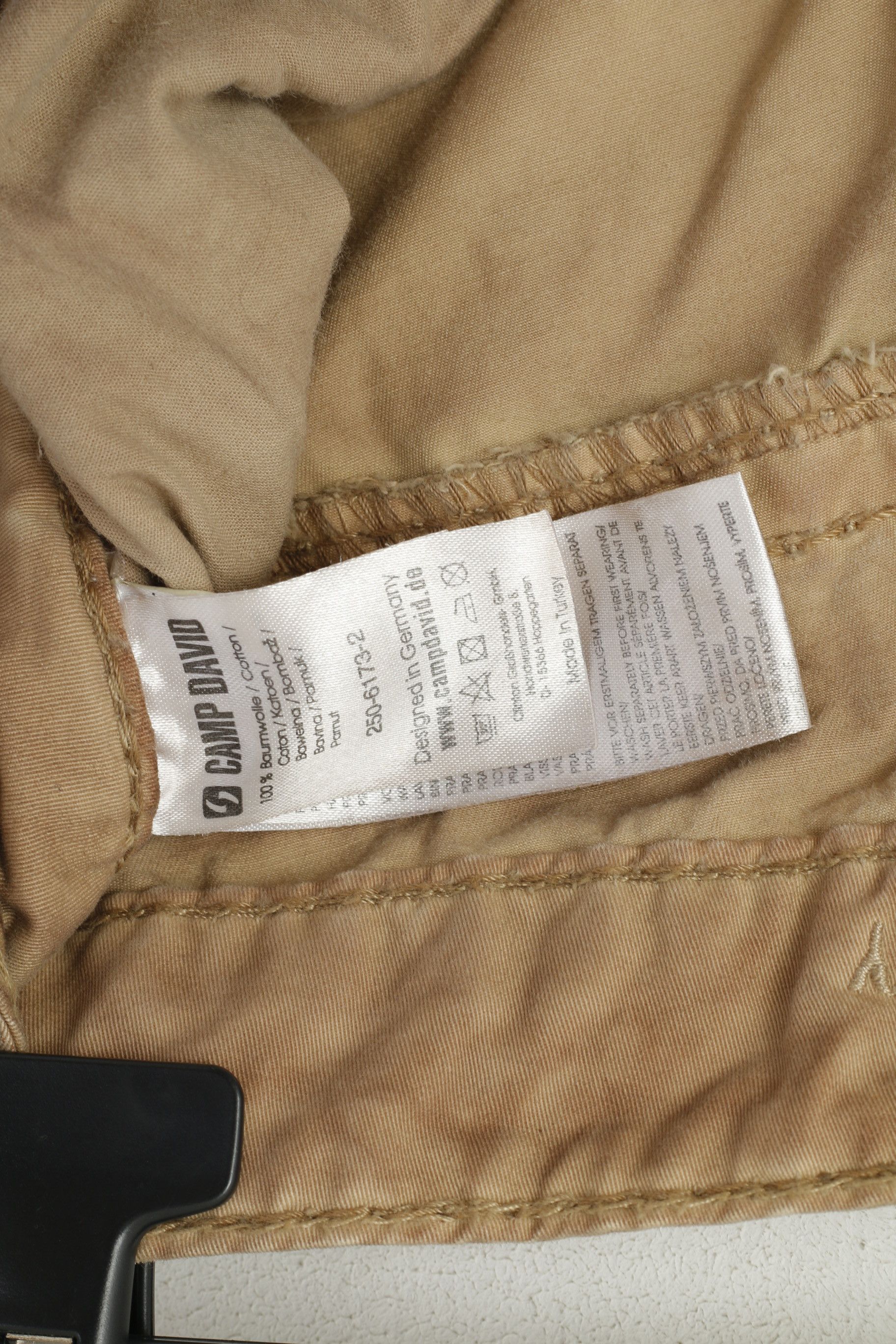 Camp David Camp David Men M 34 Trousers Brown Faded Cotton 5822 Size US 34 / EU 50 - 6 Thumbnail