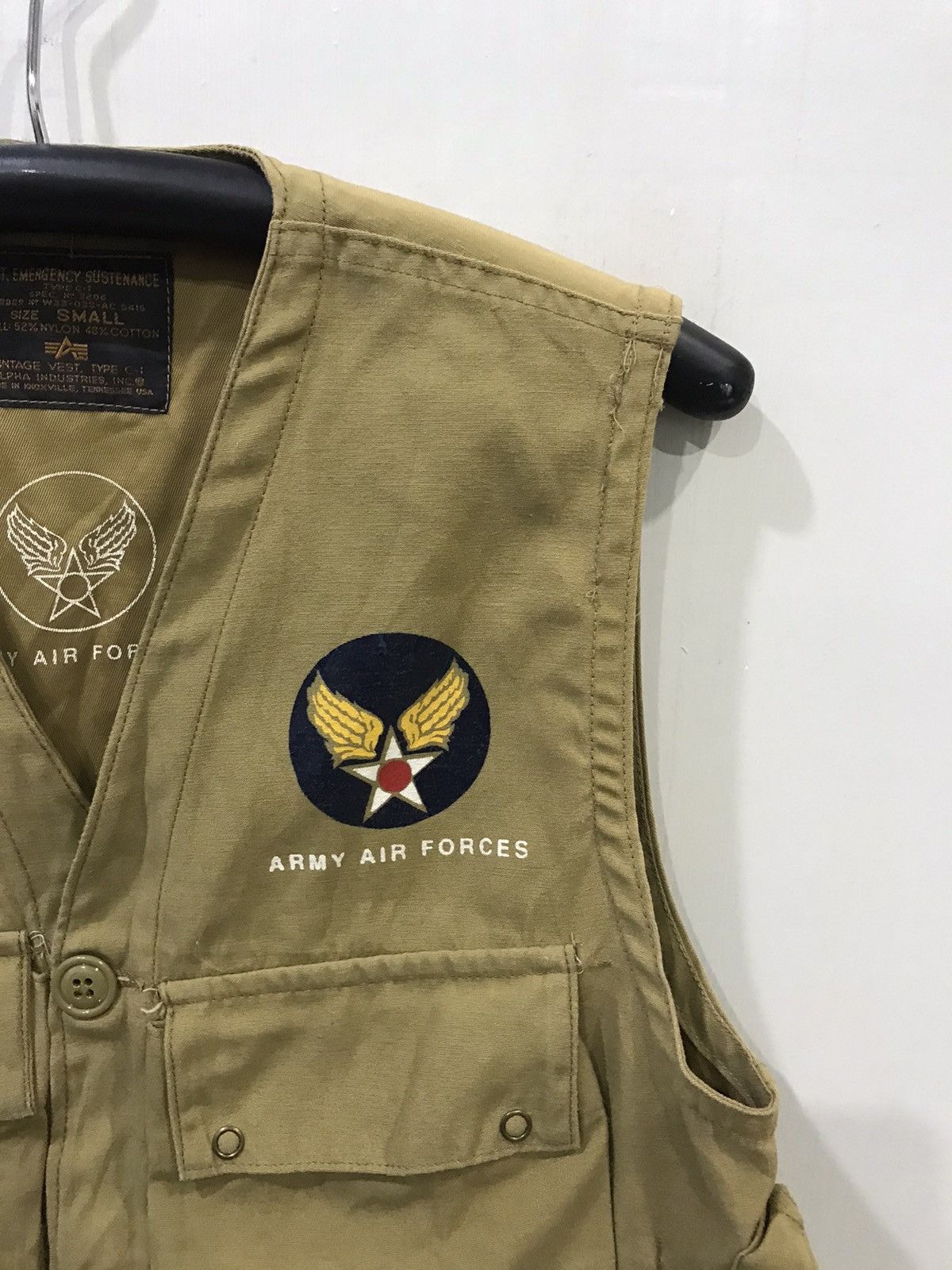 Alpha Industries × Hunter ALPHA IND Hunting Fisherman Military Parasites Pockets Vest Size US S / EU 44-46 / 1 - 4 Thumbnail