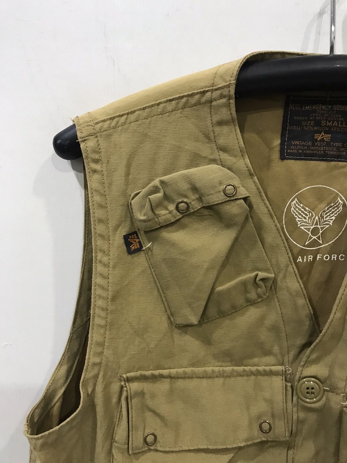 Alpha Industries × Hunter ALPHA IND Hunting Fisherman Military Parasites Pockets Vest Size US S / EU 44-46 / 1 - 5 Thumbnail