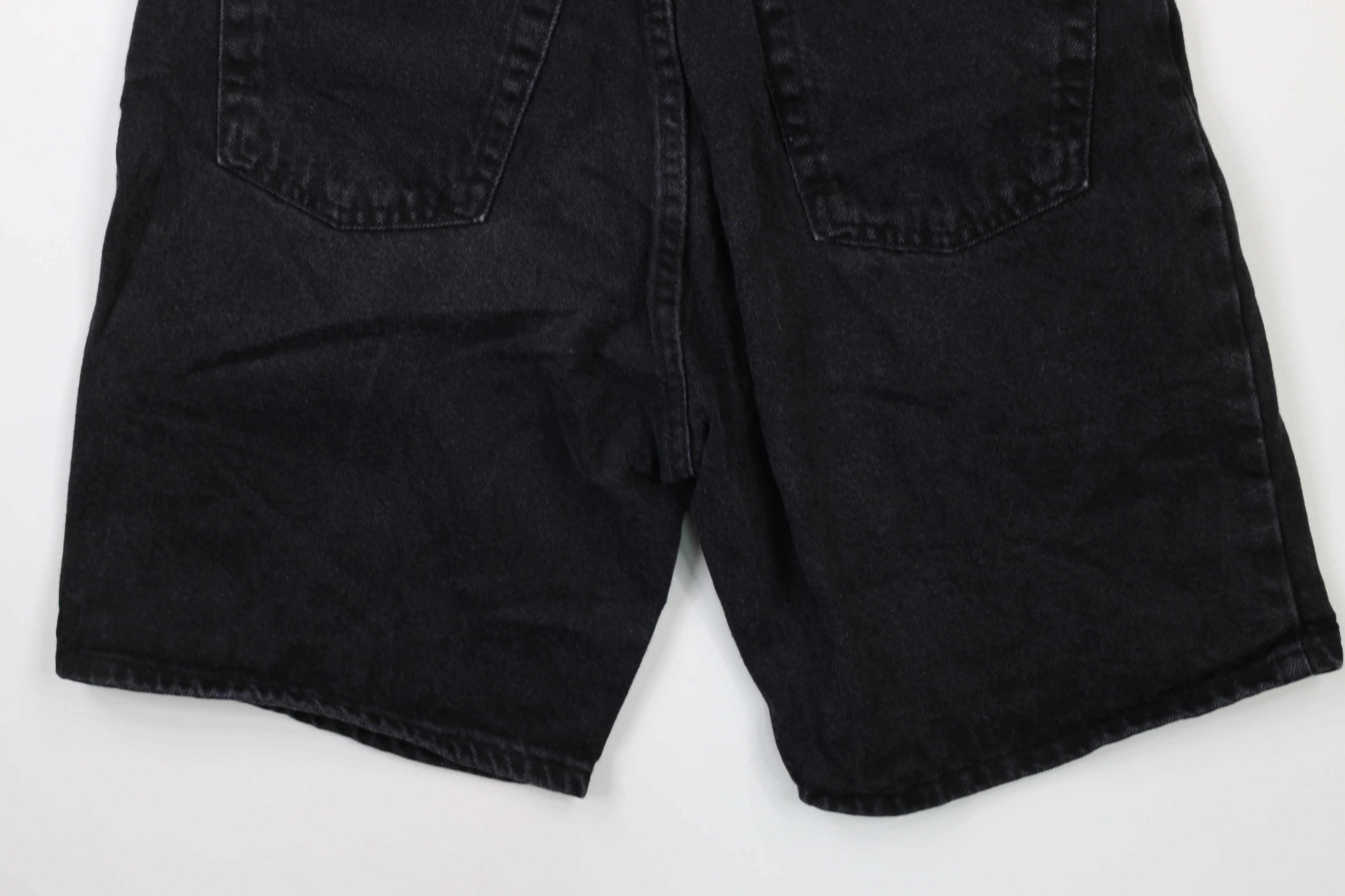 Other Vintage 90s Streetwear Denim Jean Shorts Jorts Black USA Size US 30 / EU 46 - 8 Thumbnail