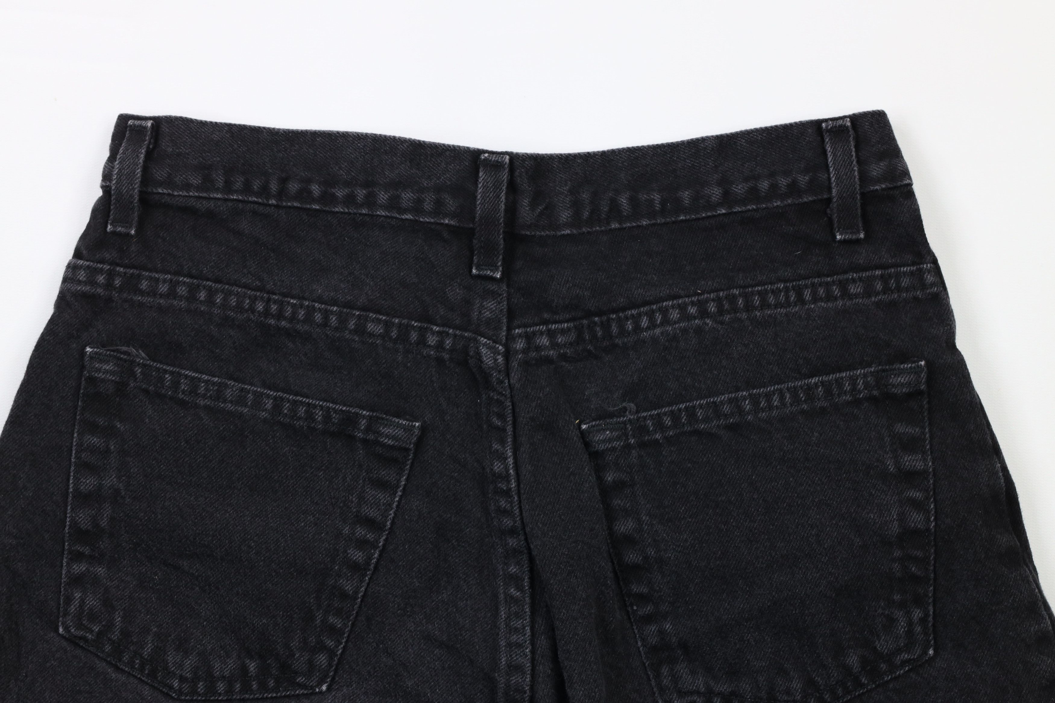 Other Vintage 90s Streetwear Denim Jean Shorts Jorts Black USA Size US 30 / EU 46 - 7 Thumbnail