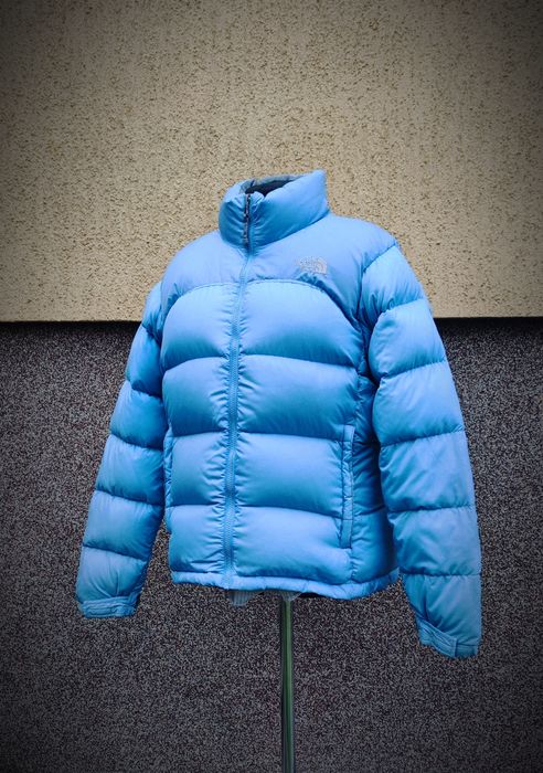 Baby Blue North Face 700 Down Puffer Jacket