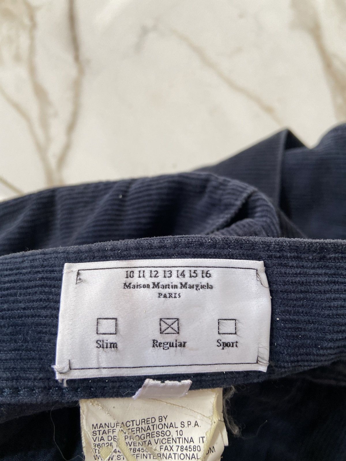 Maison Margiela Maison Margiela - Wash Corduroy Denim Pants Size US 29 - 10 Thumbnail