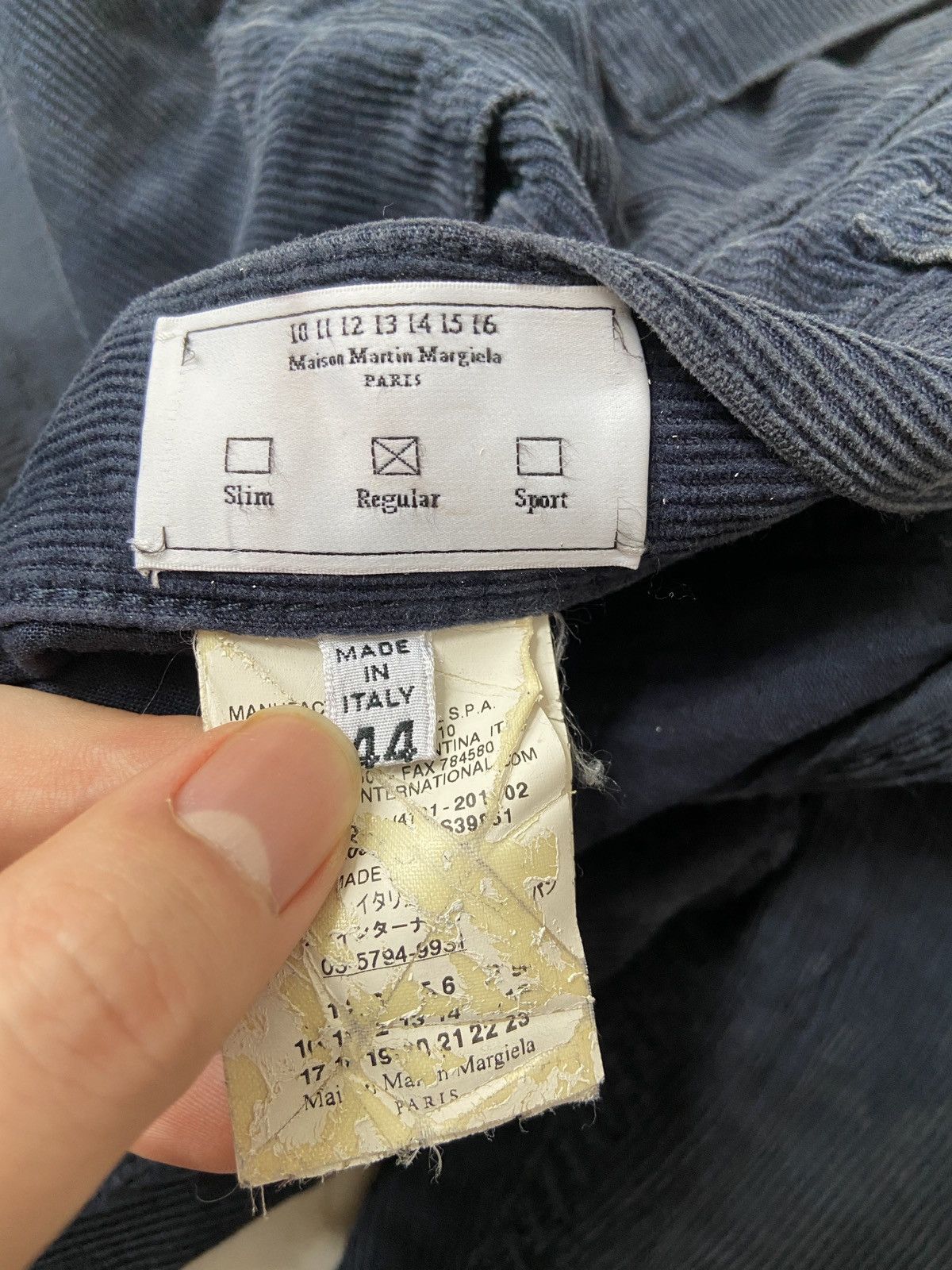 Maison Margiela Maison Margiela - Wash Corduroy Denim Pants Size US 29 - 7 Thumbnail