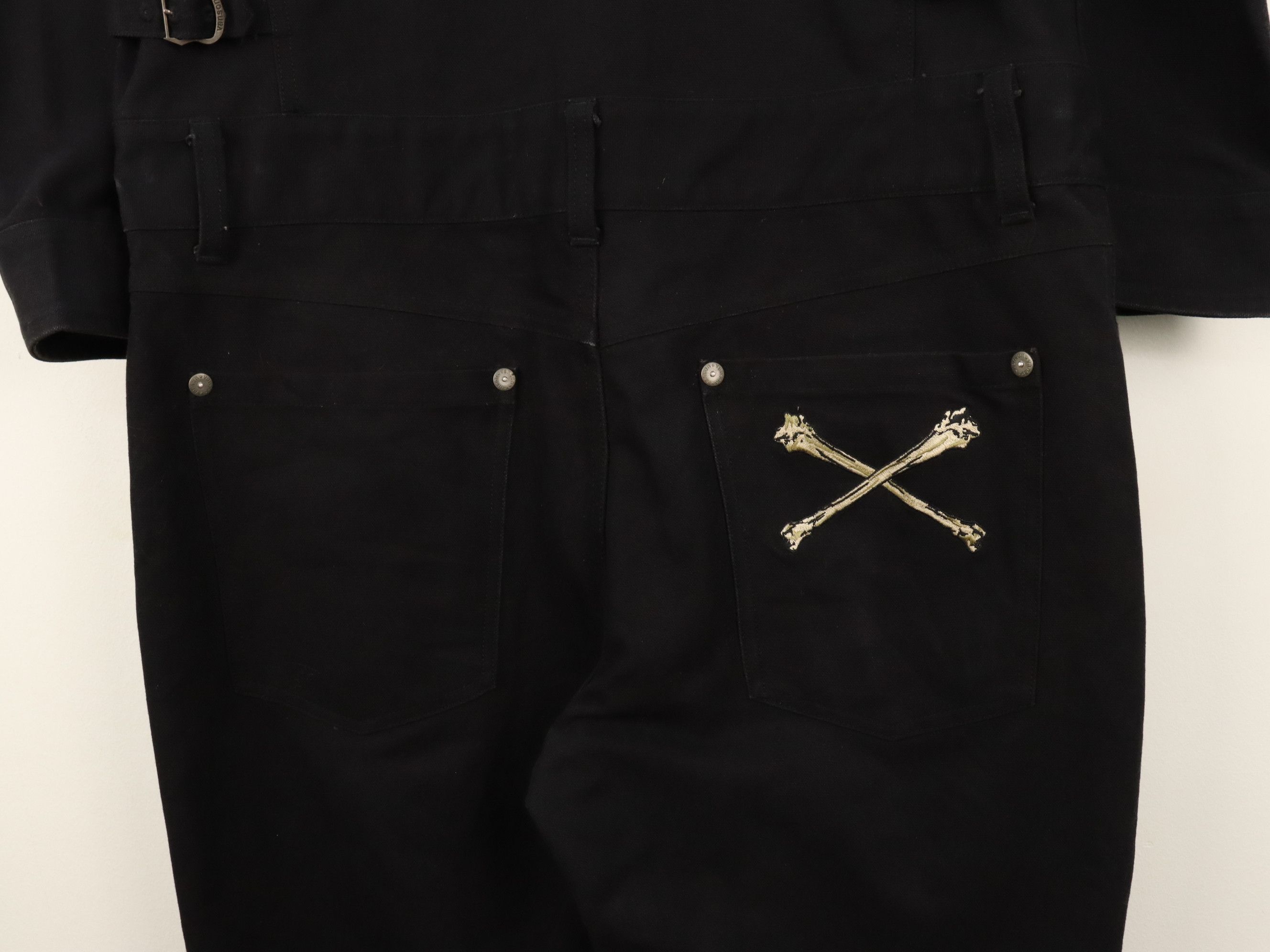 Vanson Leathers Vanson Leathers Embroided Skull Coveralls Jumpsuit Size US L / EU 52-54 / 3 - 14 Thumbnail