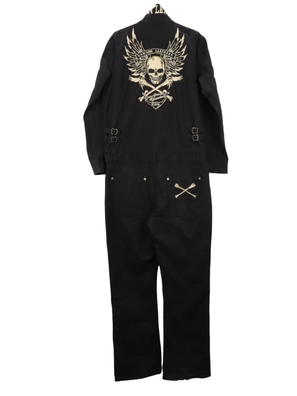 Vanson Leathers Vanson Leathers Embroided Skull Coveralls Jumpsuit Size US L / EU 52-54 / 3 - 2 Thumbnail