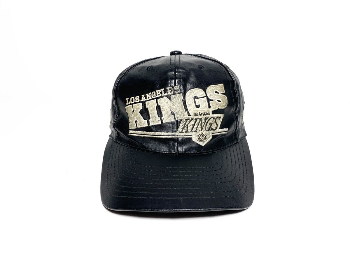 NFL vintage KINGS Los Angeles cap leather hat nba 90s 80s Size ONE SIZE - 2 Thumbnail