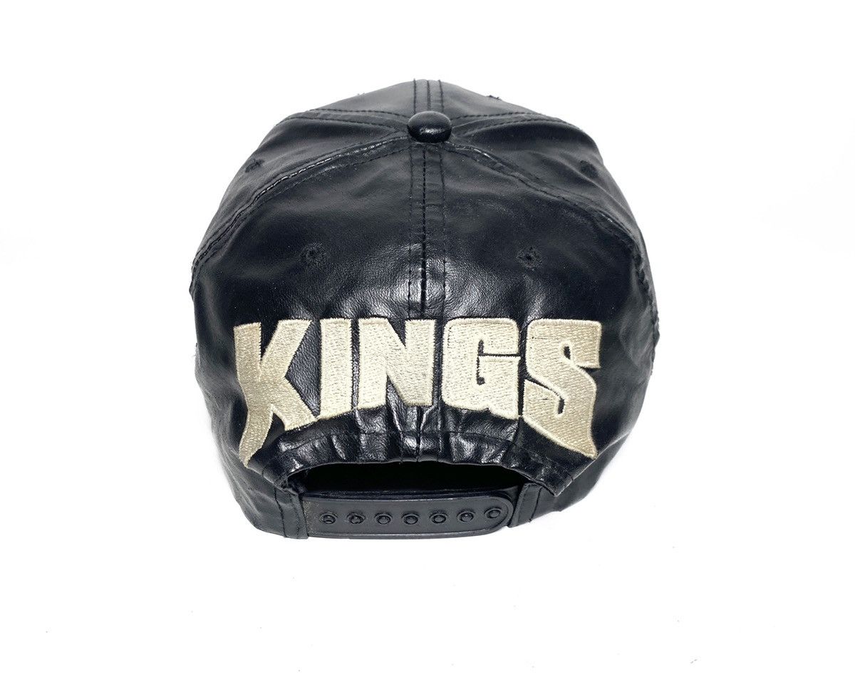 NFL vintage KINGS Los Angeles cap leather hat nba 90s 80s Size ONE SIZE - 4 Thumbnail