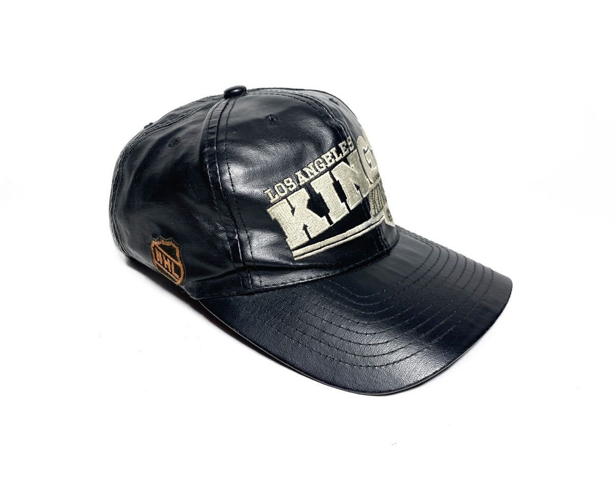 NFL vintage KINGS Los Angeles cap leather hat nba 90s 80s Size ONE SIZE - 3 Thumbnail