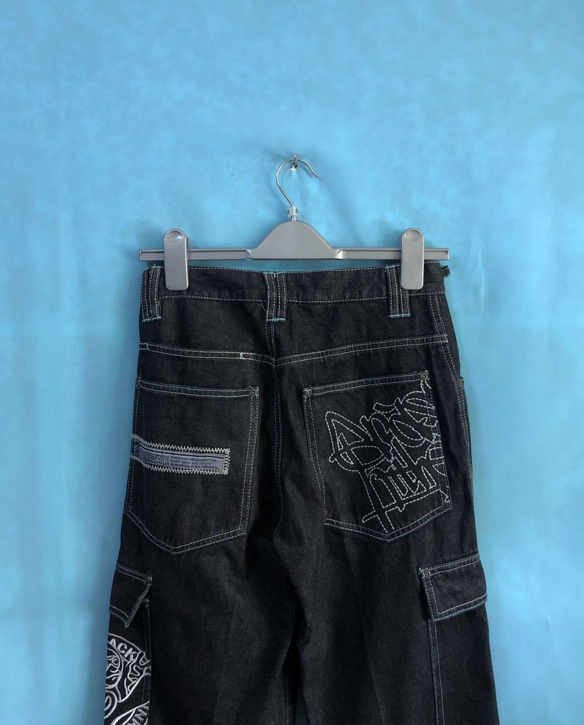Japanese Brand funky jack sohk baggy jeans #B5 Size US 26 / EU 42 - 3 Thumbnail