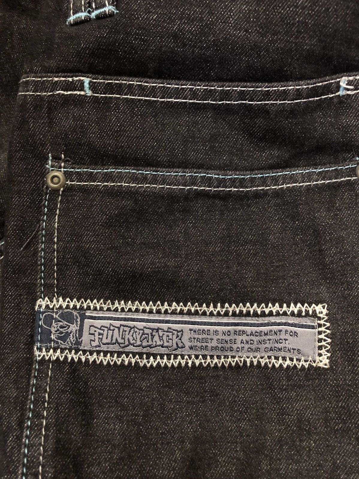 Japanese Brand funky jack sohk baggy jeans #B5 Size US 26 / EU 42 - 8 Thumbnail