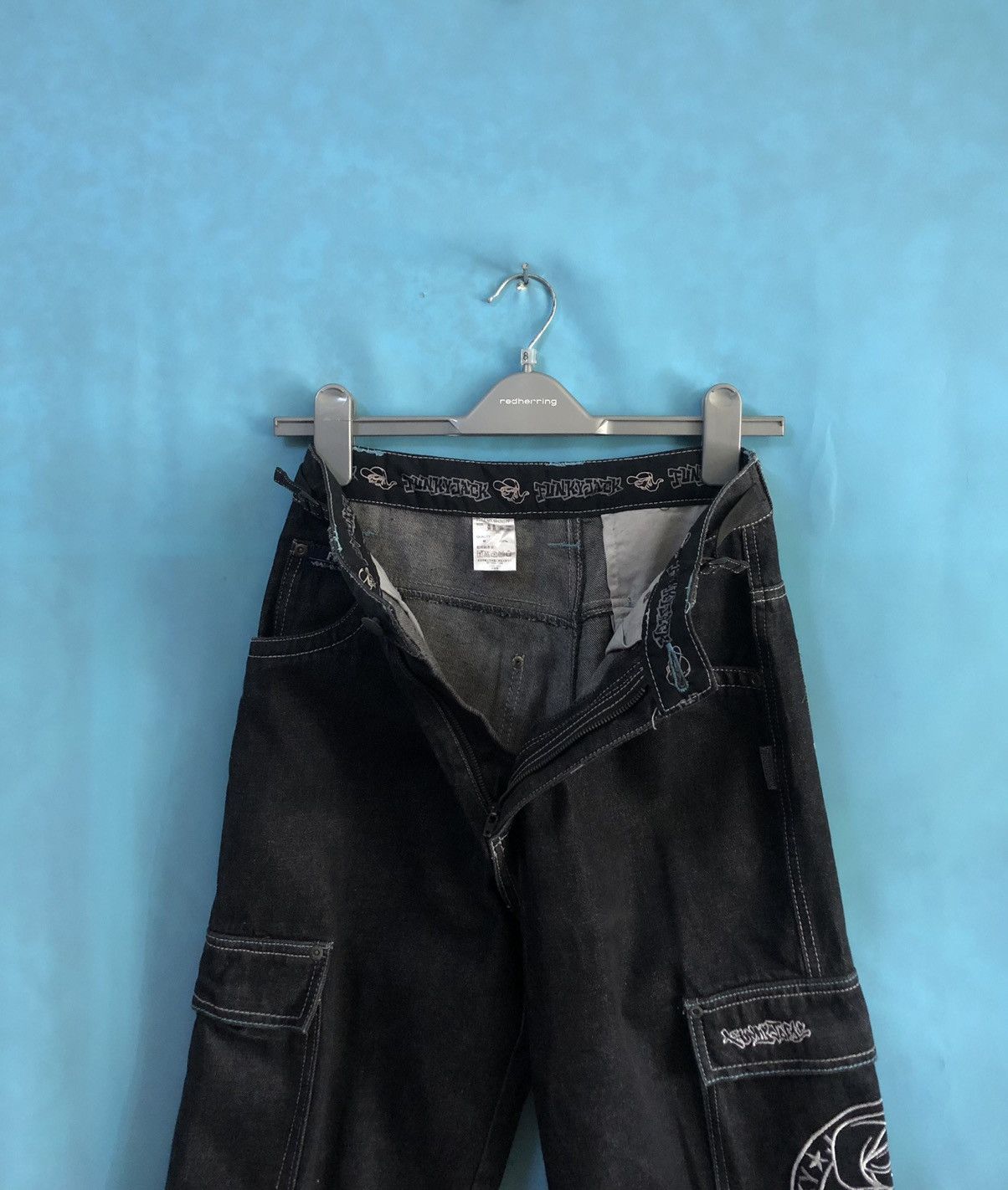 Japanese Brand funky jack sohk baggy jeans #B5 Size US 26 / EU 42 - 5 Thumbnail