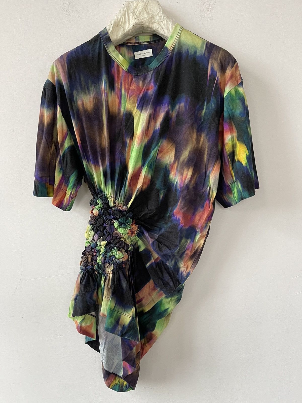 Dries Van Noten Hege Printed Smocked T-Shirt Size S / US 4 / IT 40 - 1 Thumbnail