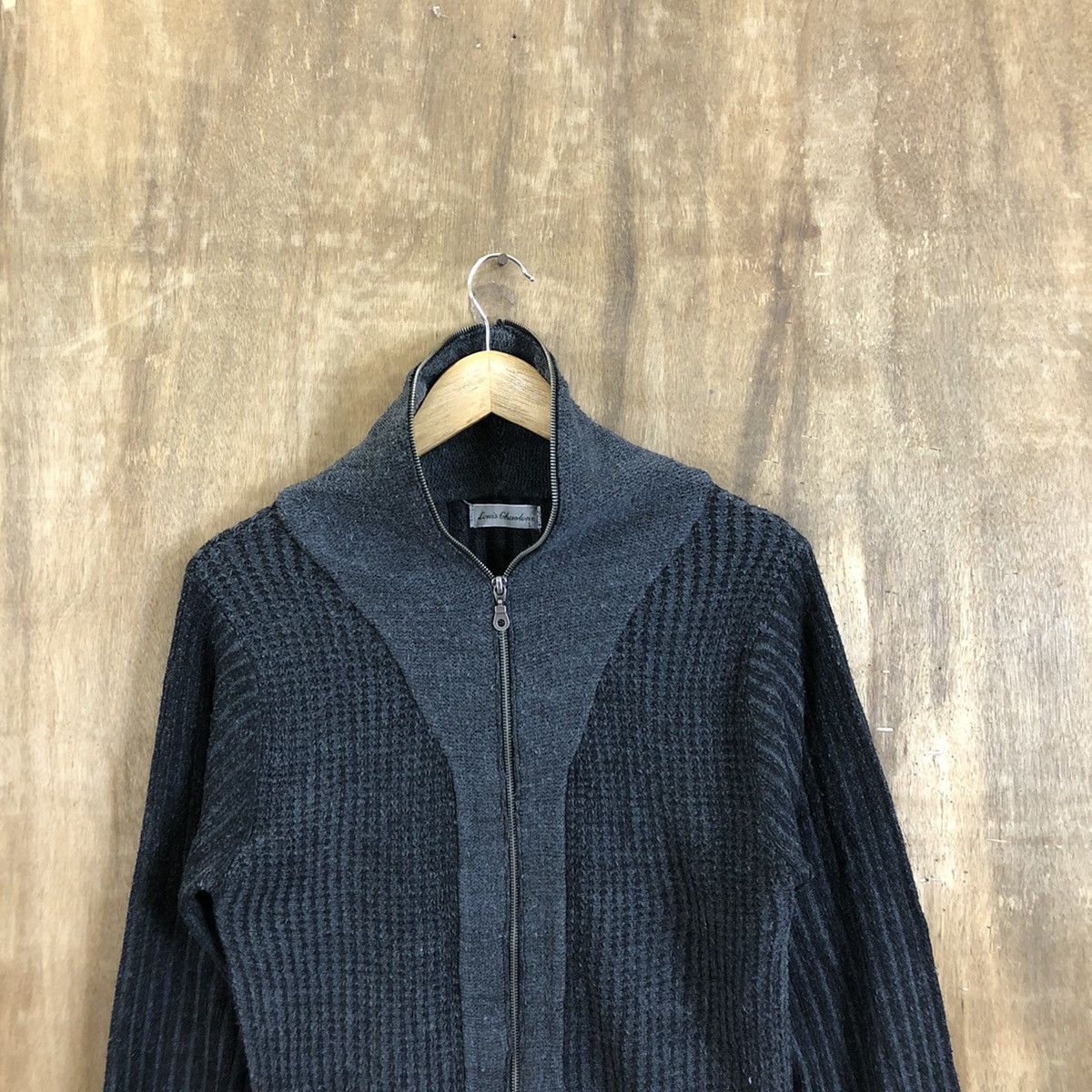 Japanese Brand Lovis Ghastone Black Cardigan Knitwear Sweater #117 Size US M / EU 48-50 / 2 - 2 Thumbnail