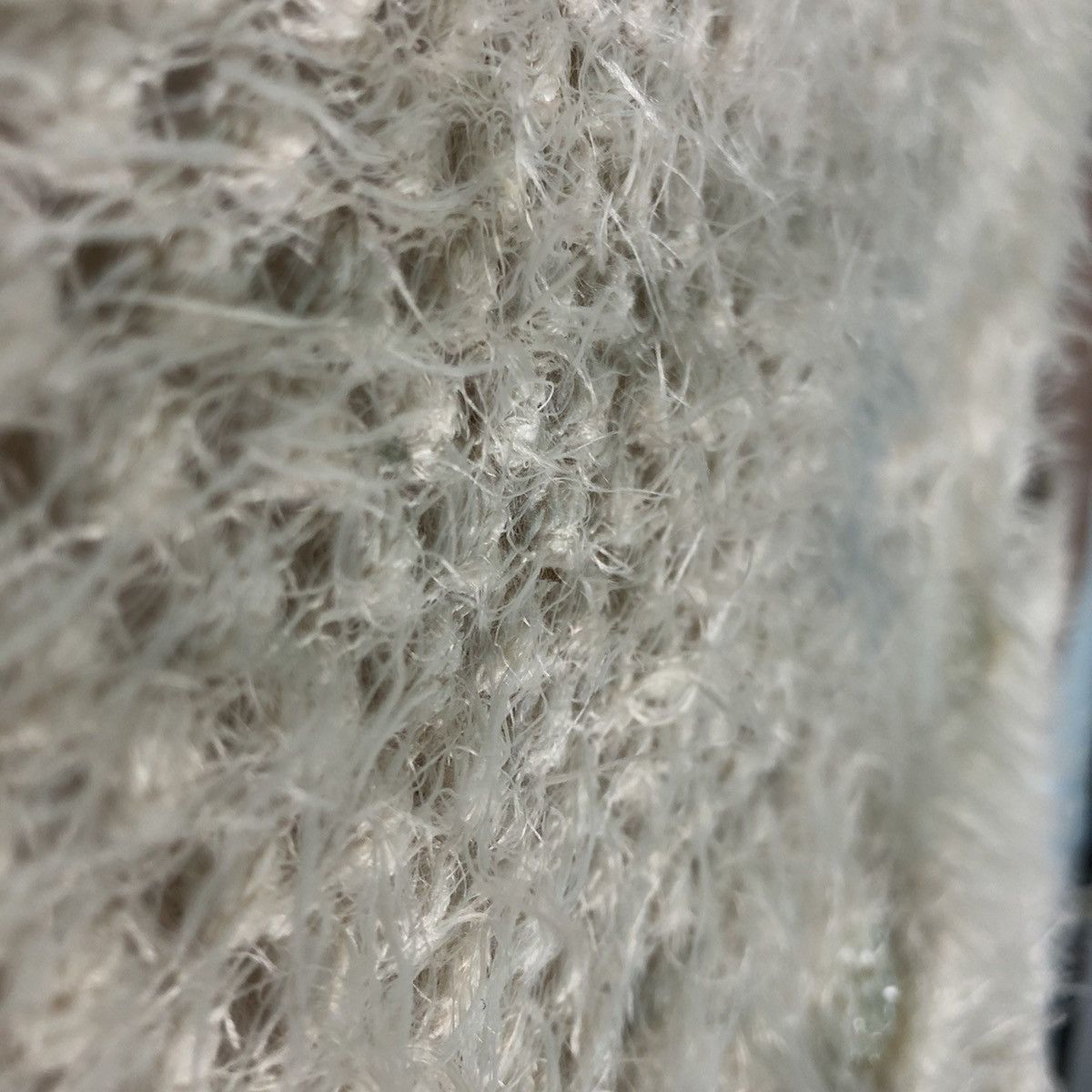 Homespun Knitwear Japan Cream Mohair Cardigan knitwear Size US M / EU 48-50 / 2 - 9 Thumbnail