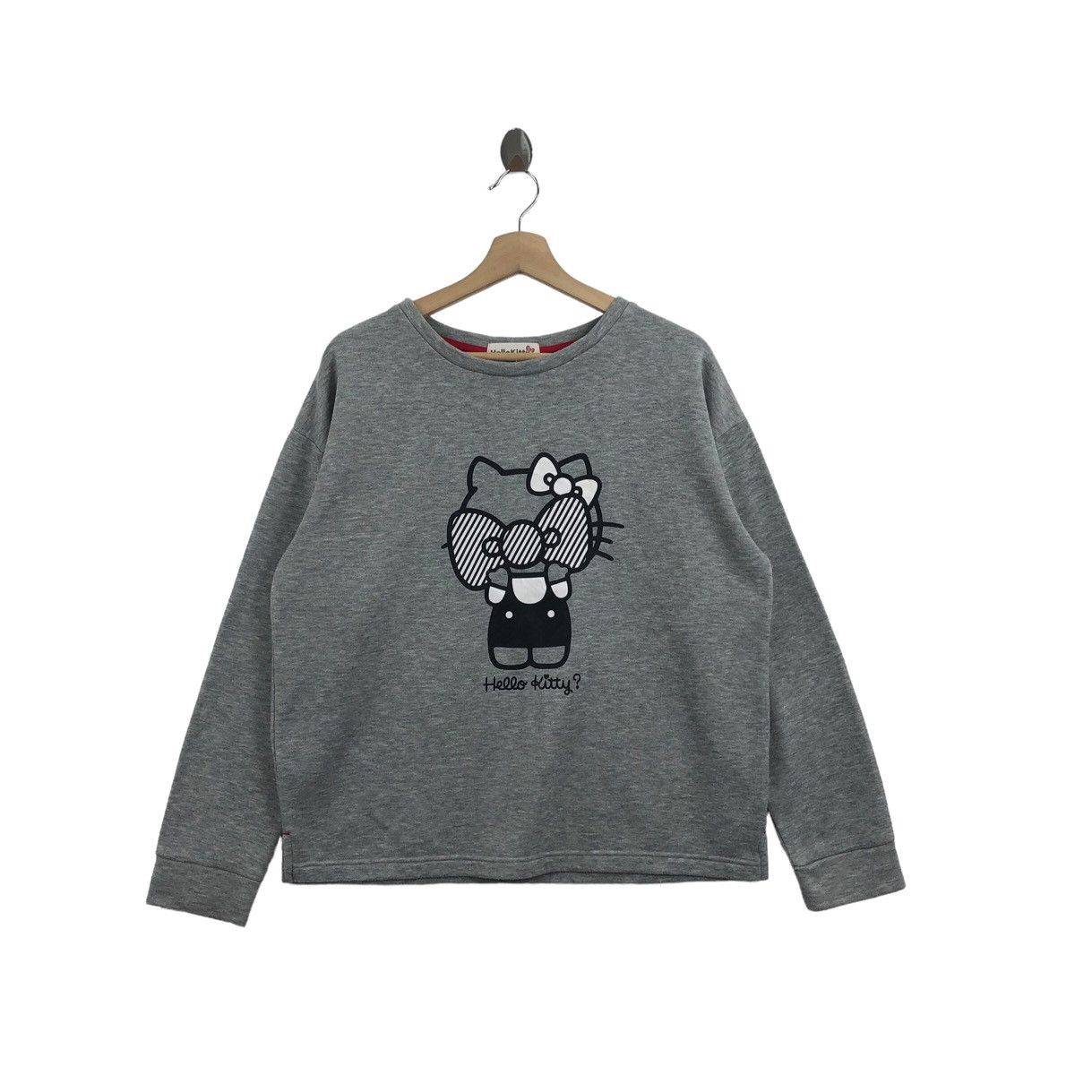Anime × Cartoon Network × Vintage Pick!! Vtg HELLO KITTY Sweatshirt Pullover Jumper Size US L / EU 52-54 / 3 - 1 Thumbnail