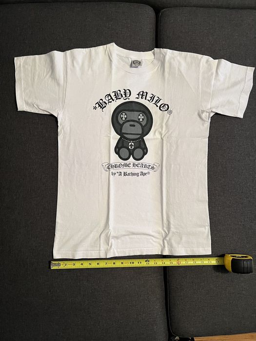 Bape Bape chrome hearts baby milo tshirt | Grailed