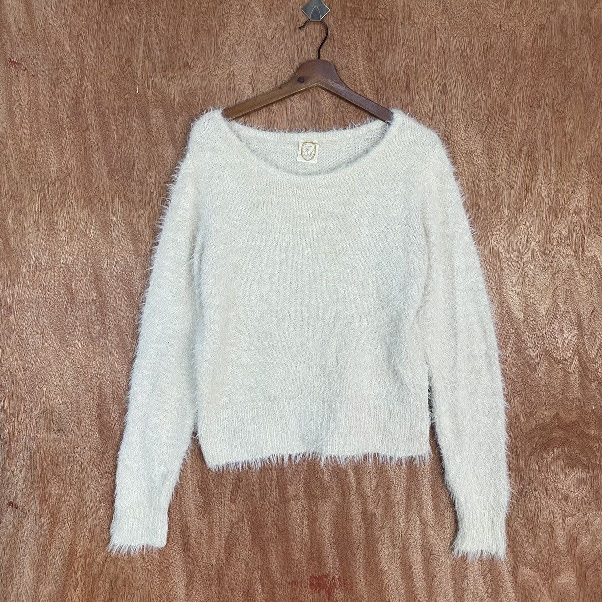 Homespun Knitwear × Japanese Brand Fa Mohair Shag Shaggy Knitwear #0393 Size US M / EU 48-50 / 2 - 1 Thumbnail