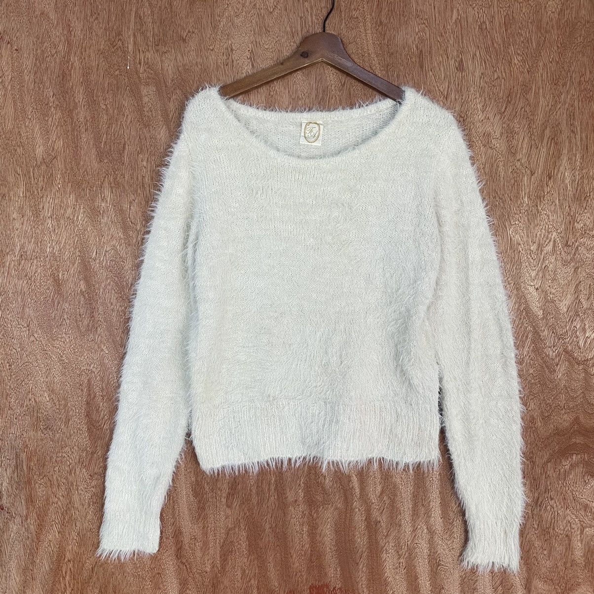 Homespun Knitwear × Japanese Brand Fa Mohair Shag Shaggy Knitwear #0393 Size US M / EU 48-50 / 2 - 3 Thumbnail