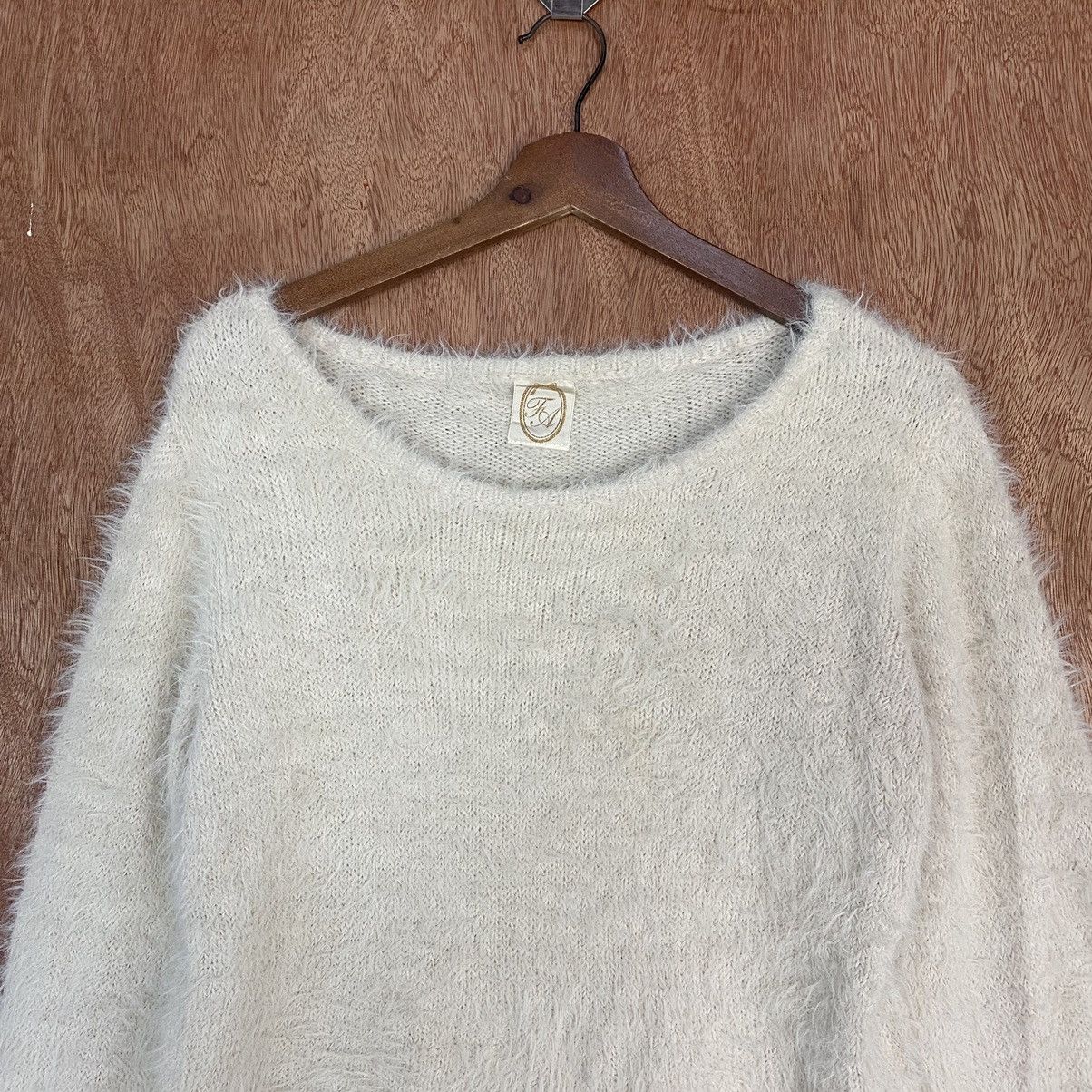 Homespun Knitwear × Japanese Brand Fa Mohair Shag Shaggy Knitwear #0393 Size US M / EU 48-50 / 2 - 9 Thumbnail