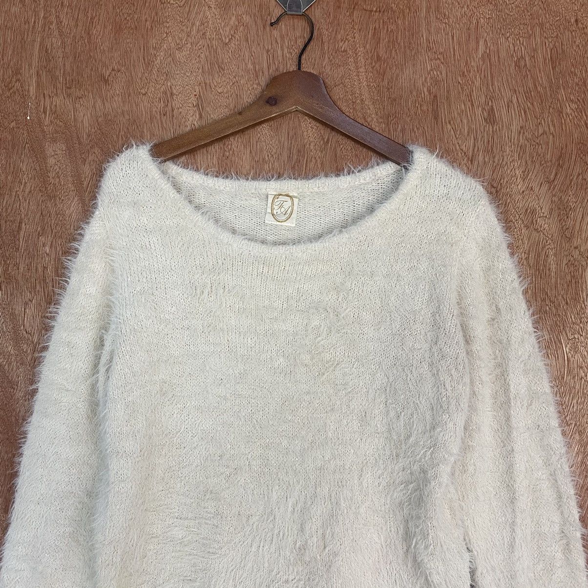 Homespun Knitwear × Japanese Brand Fa Mohair Shag Shaggy Knitwear #0393 Size US M / EU 48-50 / 2 - 2 Thumbnail