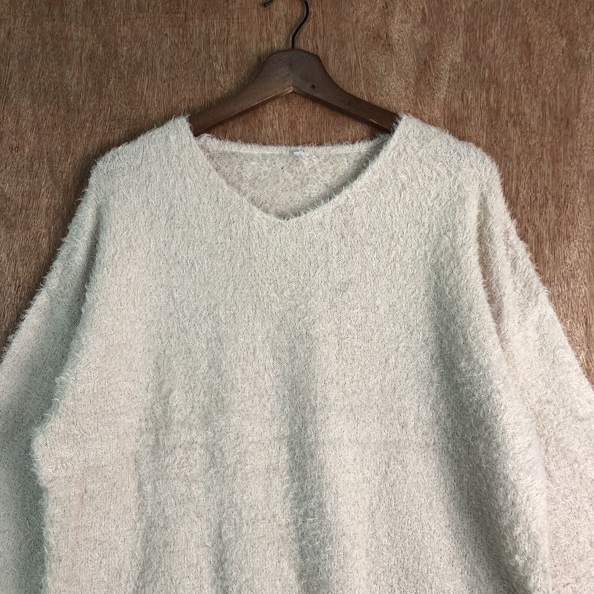 Homespun Knitwear Comfo Strain Peach Mohair Shaggy Knitwear Size US L / EU 52-54 / 3 - 2 Thumbnail