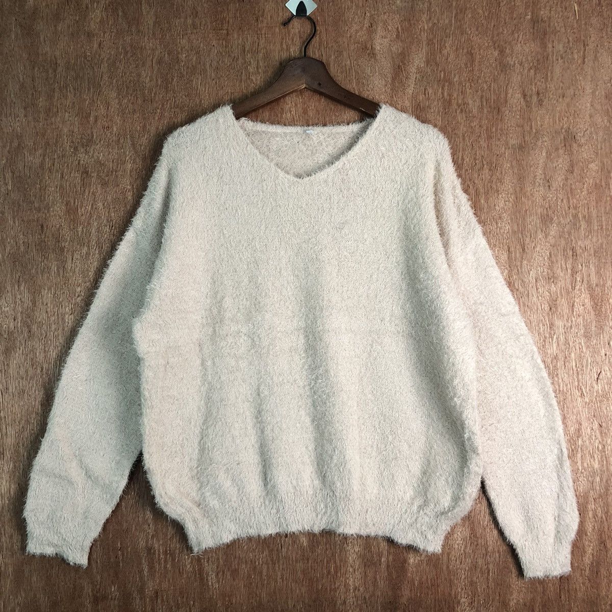Homespun Knitwear Comfo Strain Peach Mohair Shaggy Knitwear Size US L / EU 52-54 / 3 - 3 Thumbnail