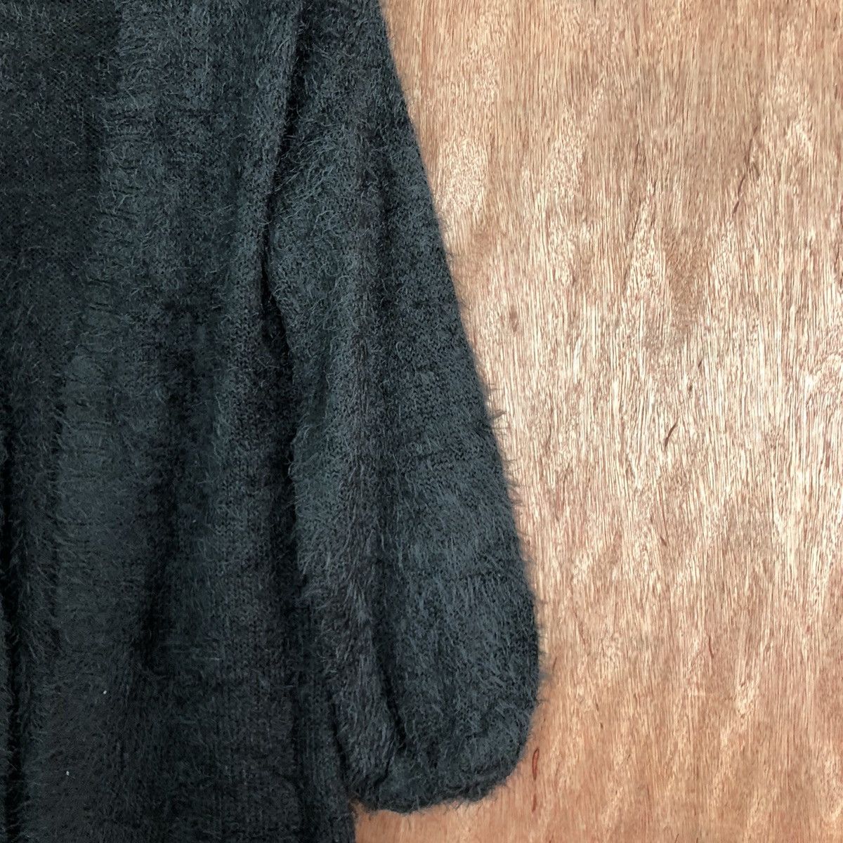 Homespun Knitwear Citroizm Dark Grey Mohair Cardigan Knitwear Size US M / EU 48-50 / 2 - 5 Thumbnail