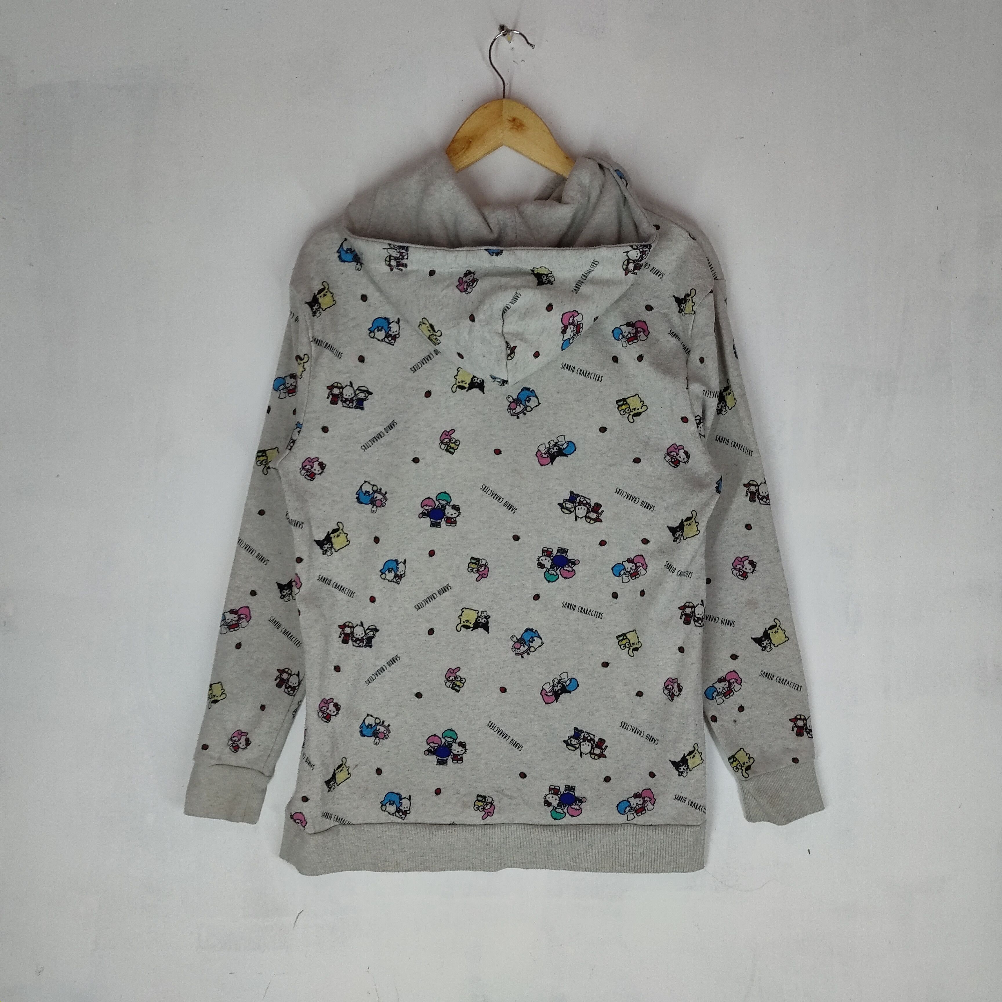 Anime SENRIO CHARACTERS Hello Kitty Full Print Hoodie Sweatshirt Size US M / EU 48-50 / 2 - 5 Thumbnail